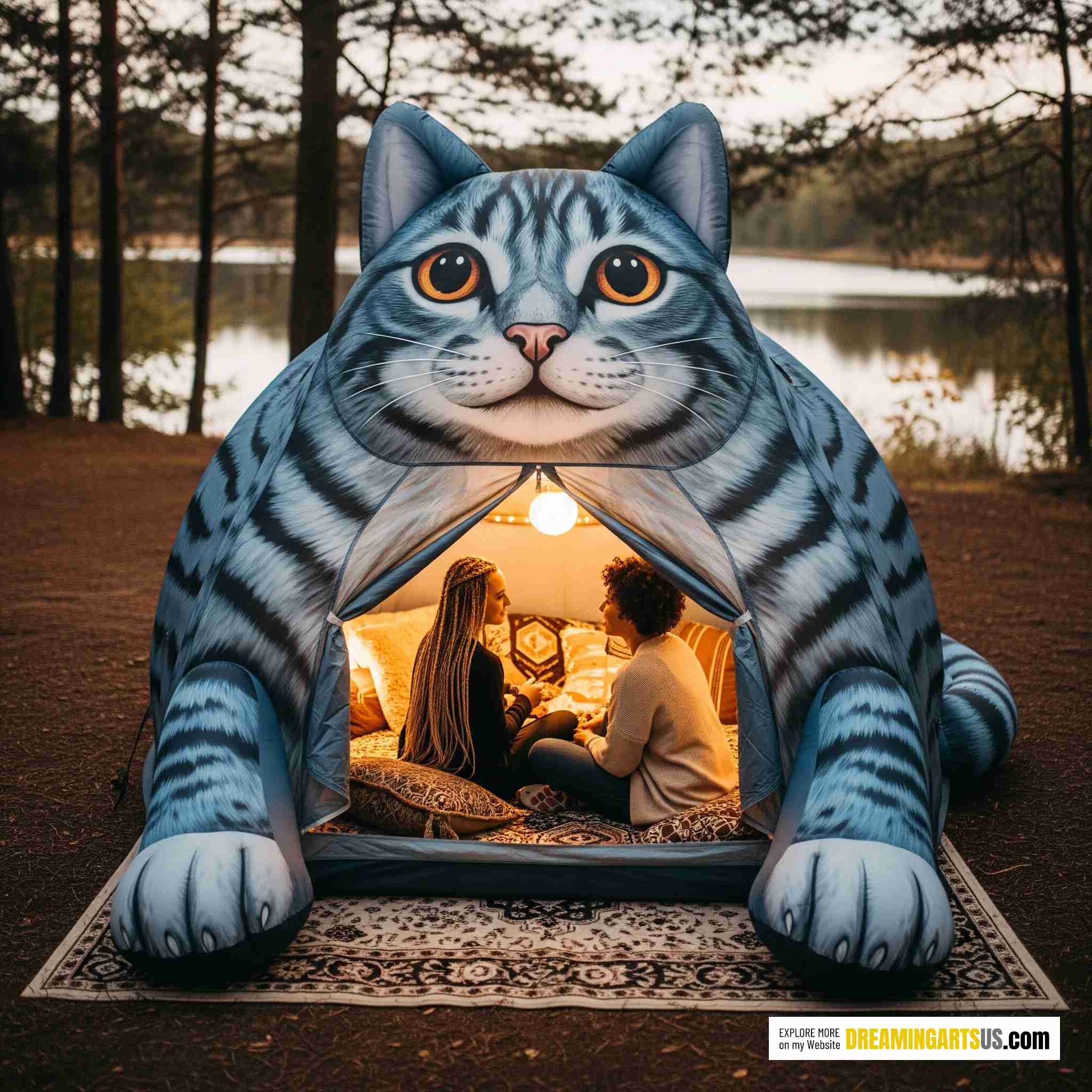 Inflatable Cat Tent