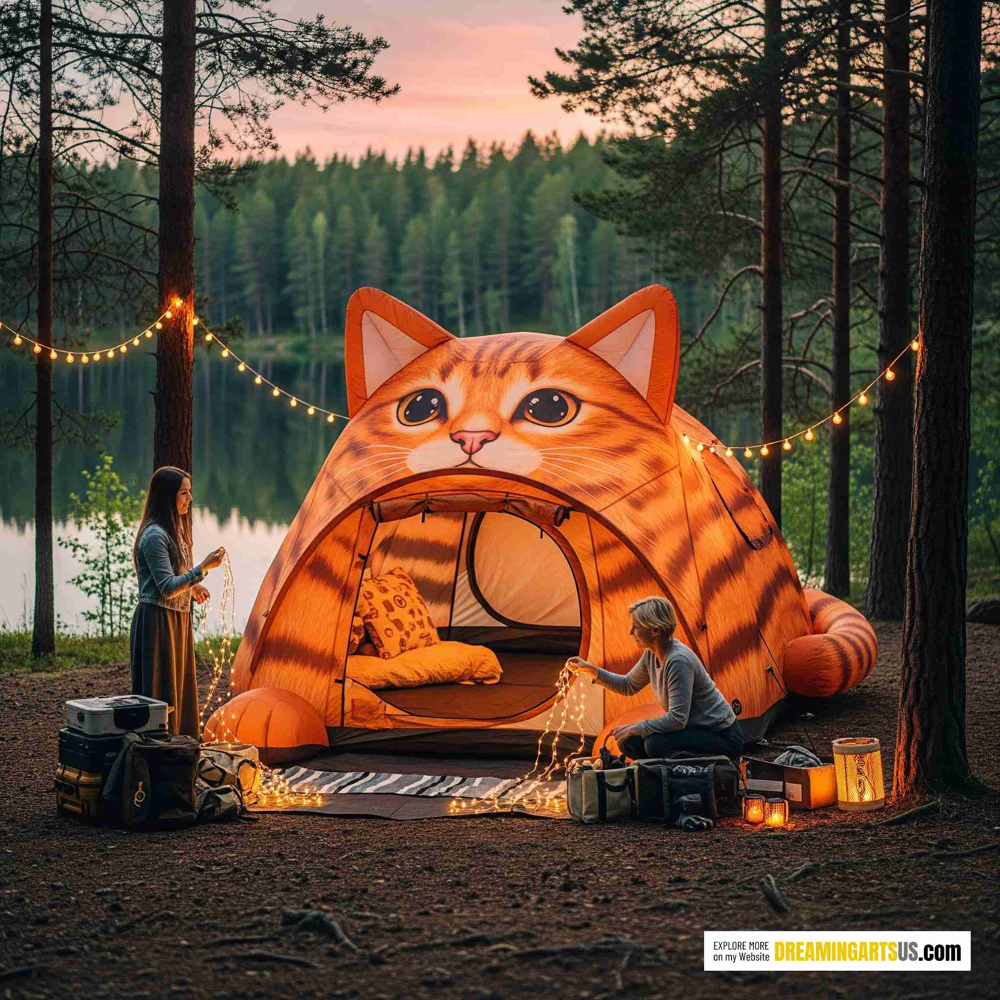 Giant Inflatable Cat Tents
