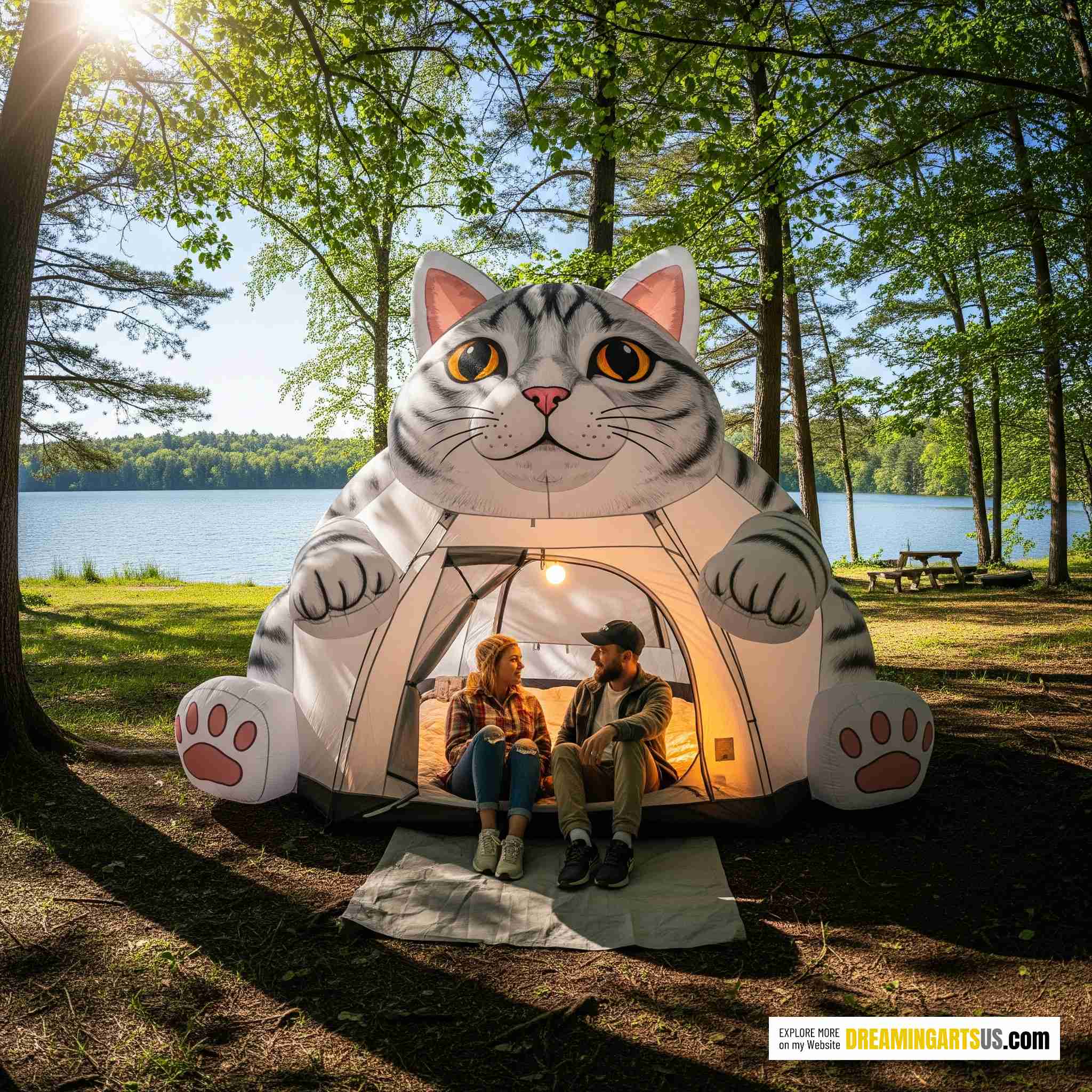 Giant Inflatable Cat Tents