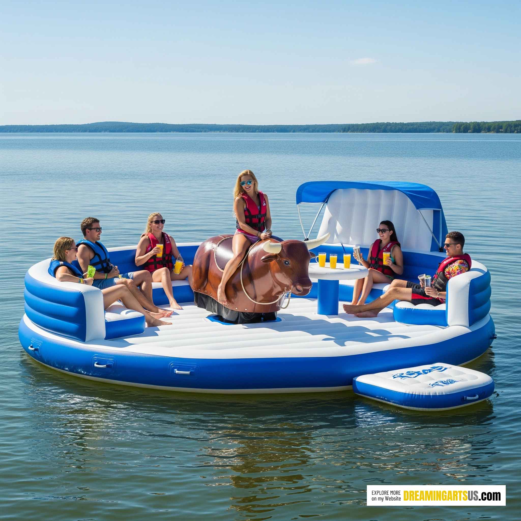 Mechanical Bull Lake Floats