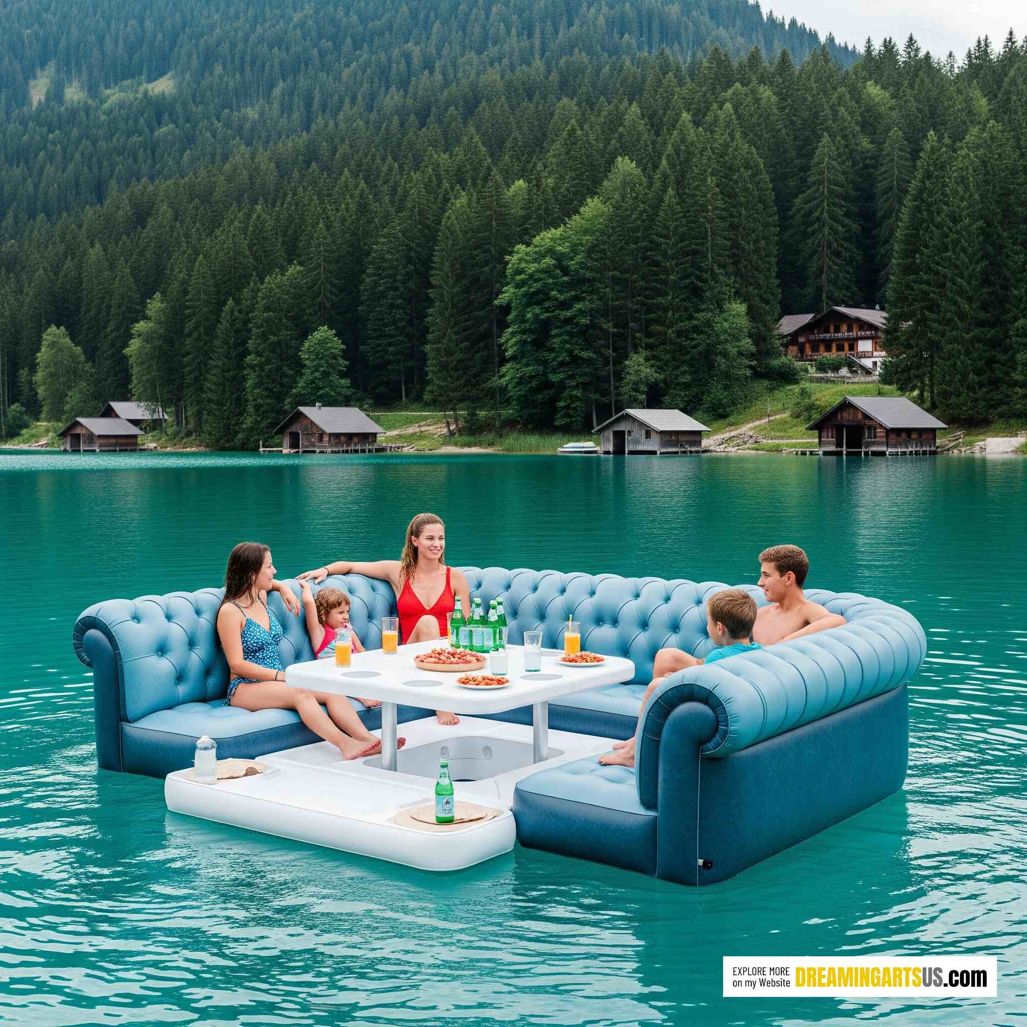 Sofa Lake Party Floats