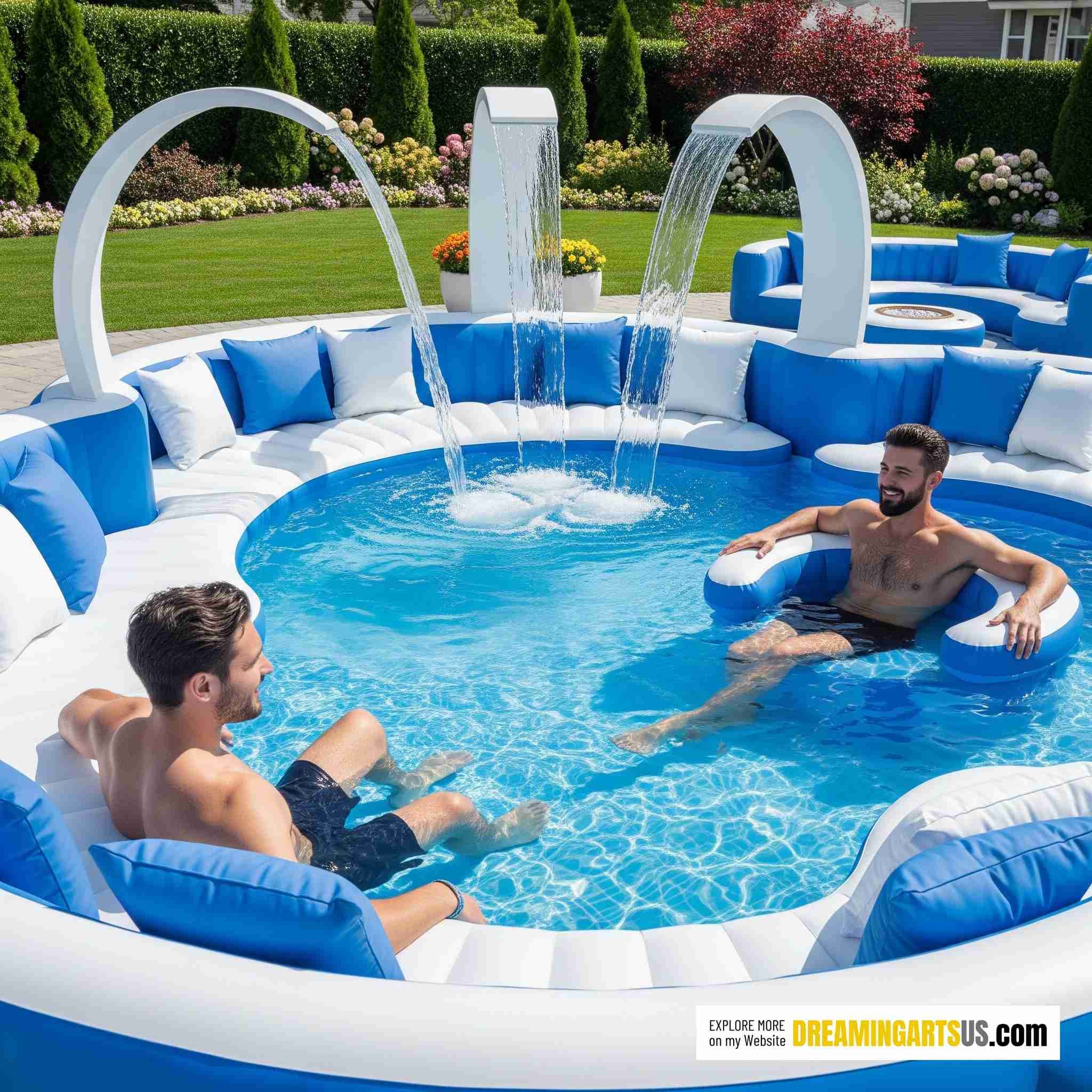 Inflatable Sofa Shower Pools