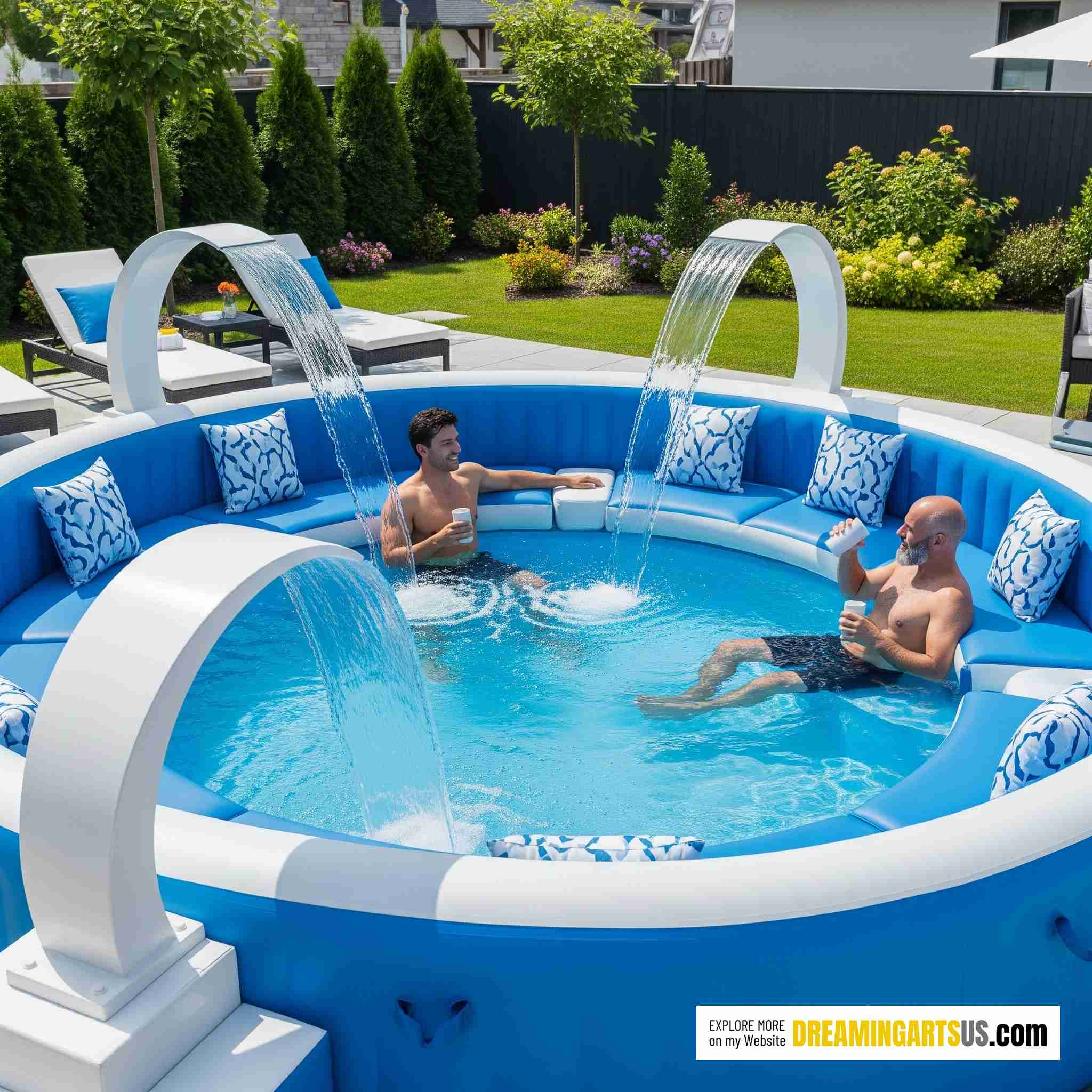 Inflatable Sofa Shower Pools