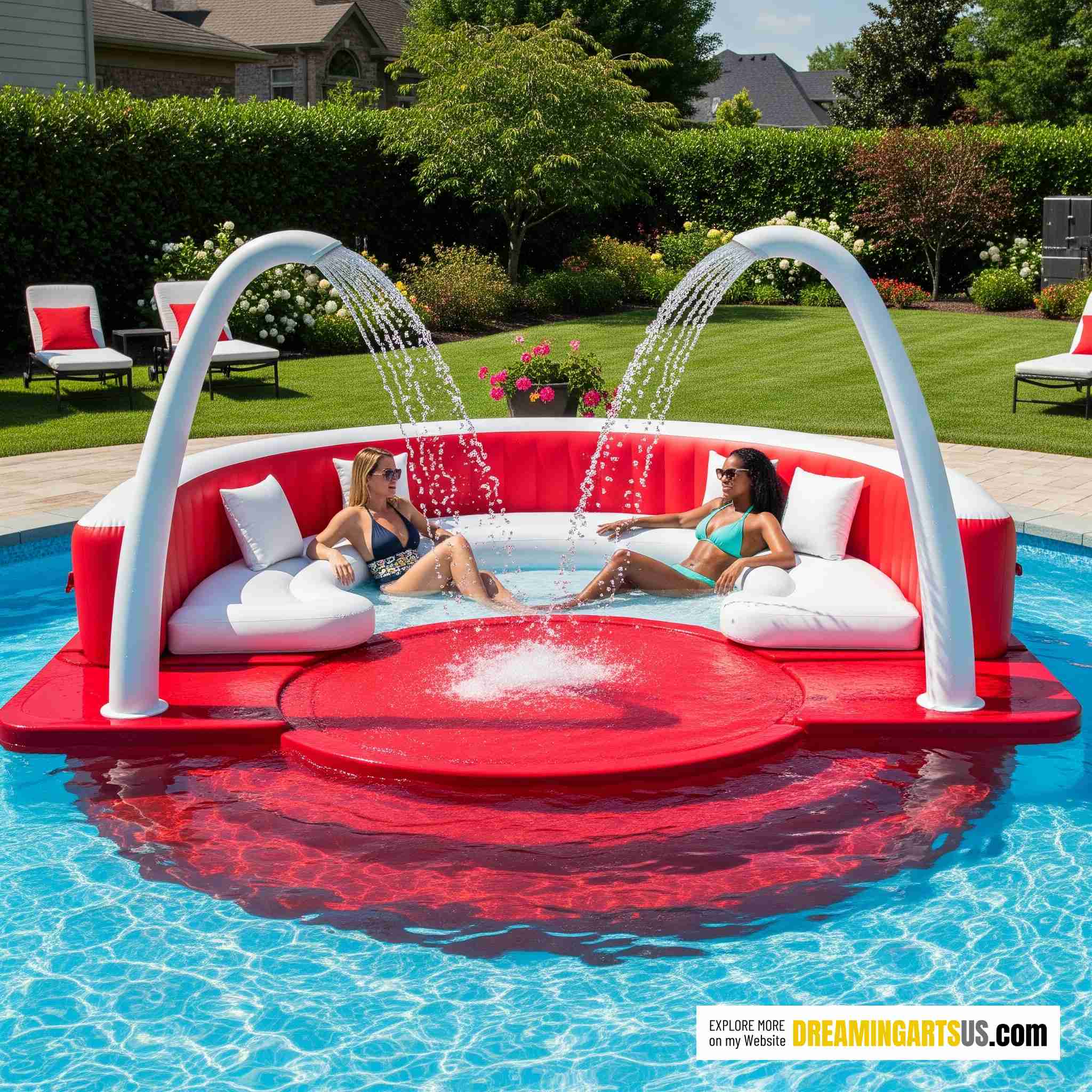 Inflatable Sofa Shower Pools