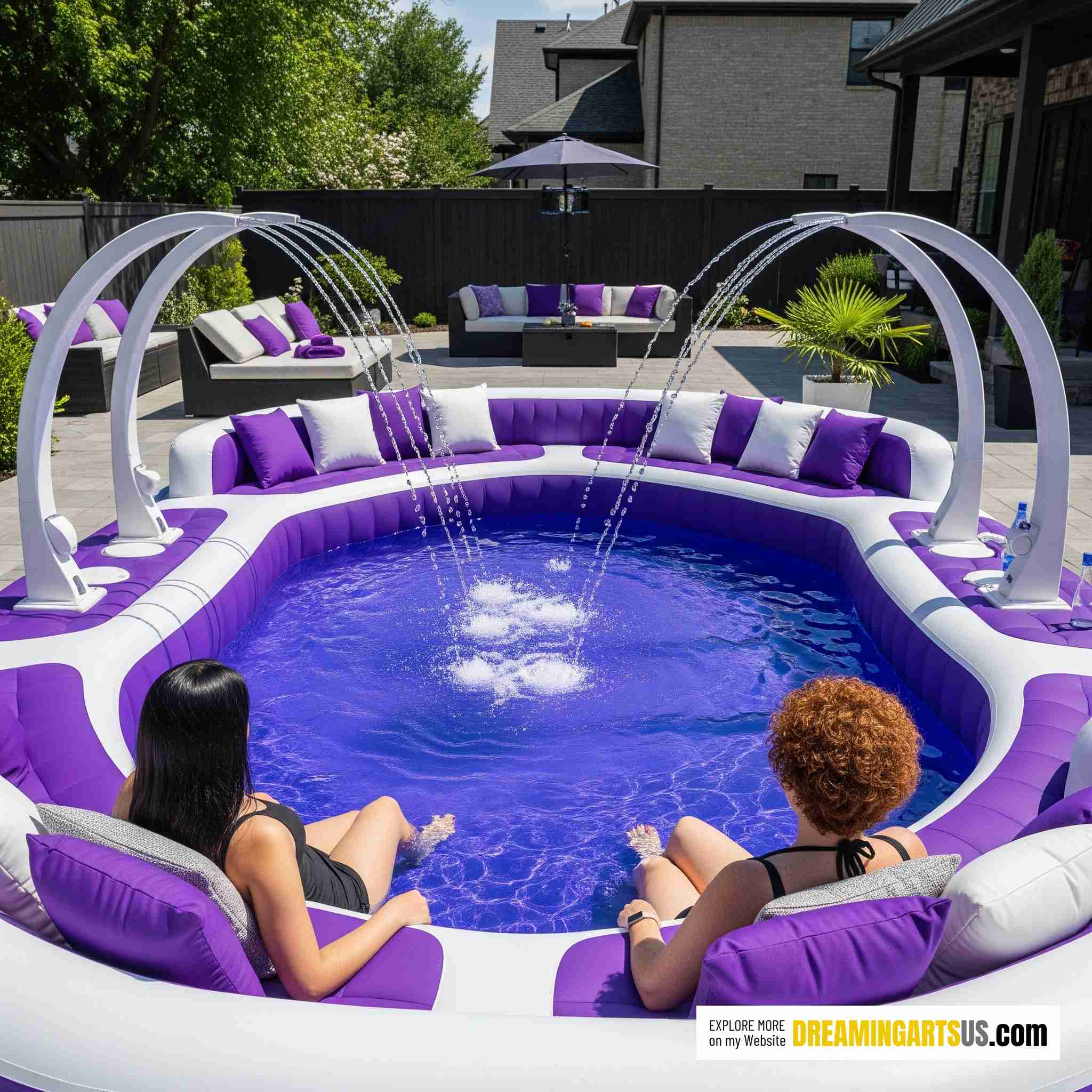 Inflatable Sofa Shower Pools