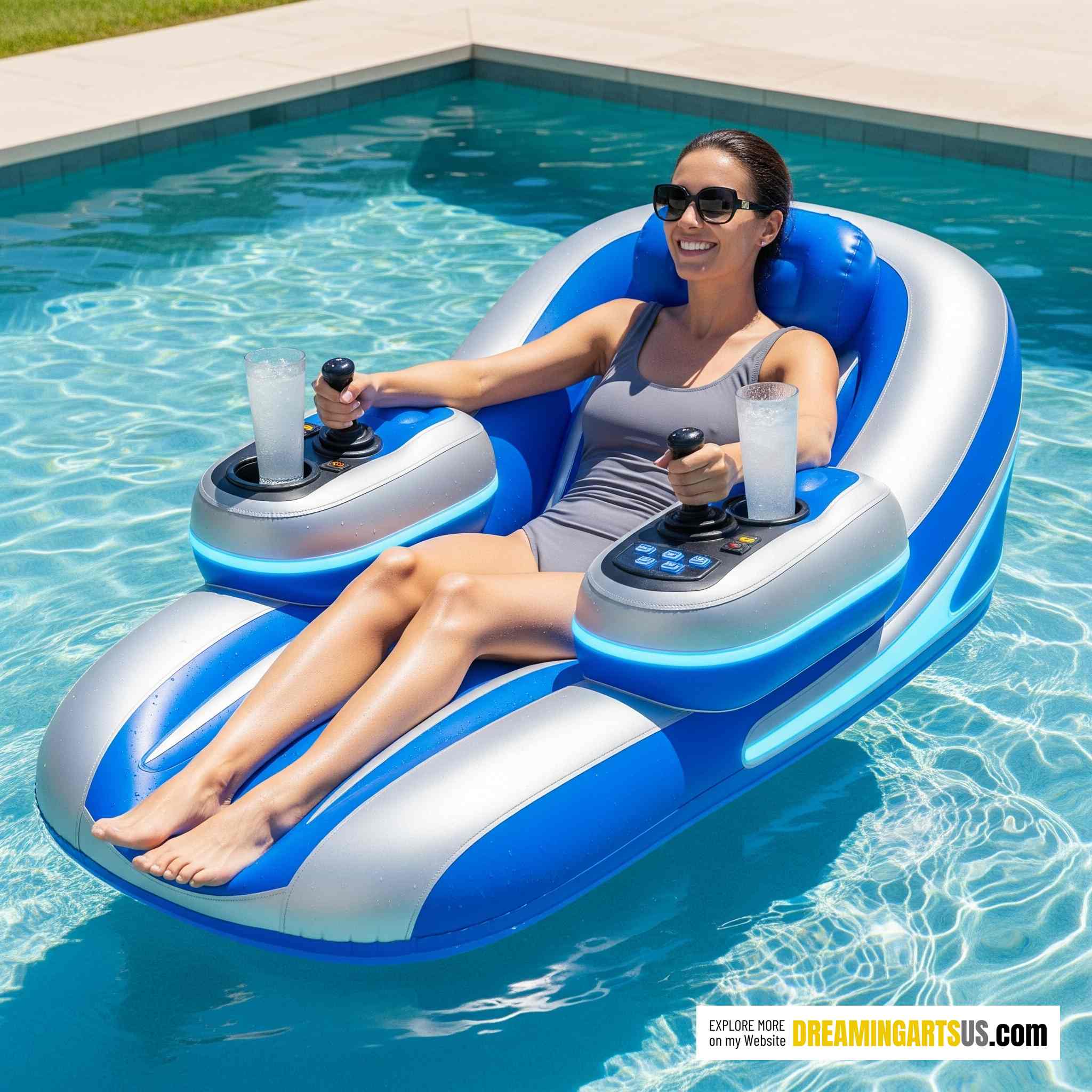 Motorized Pool Loungers