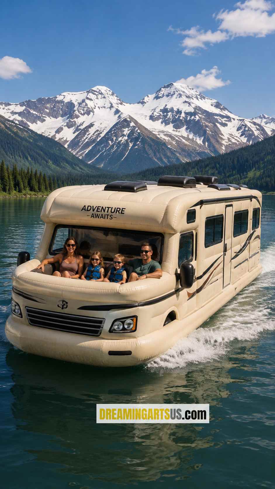 RV Lake Party Float