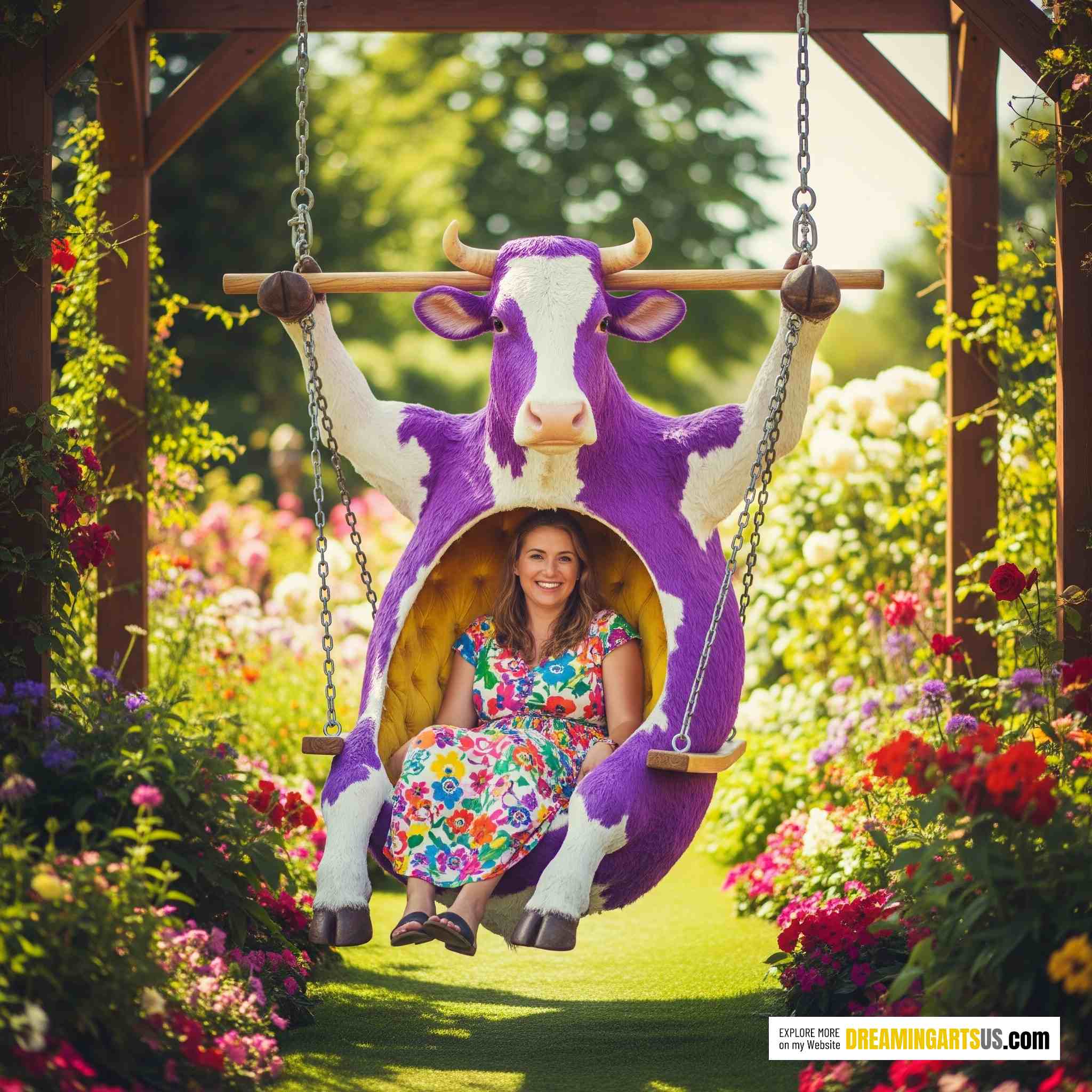 Hanging Cow Shaped Lounger