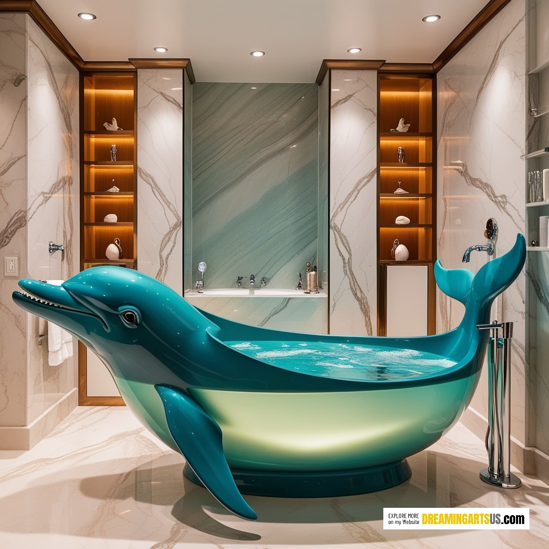 Dolphin Shaped Bathtubs