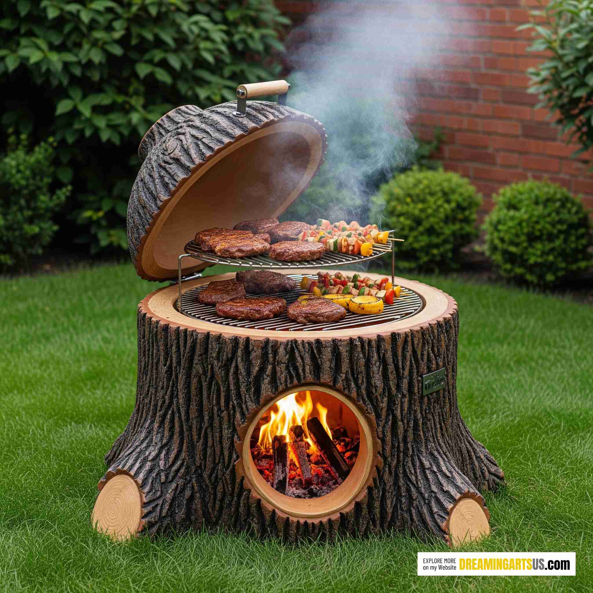 Tree Stump Barbecue