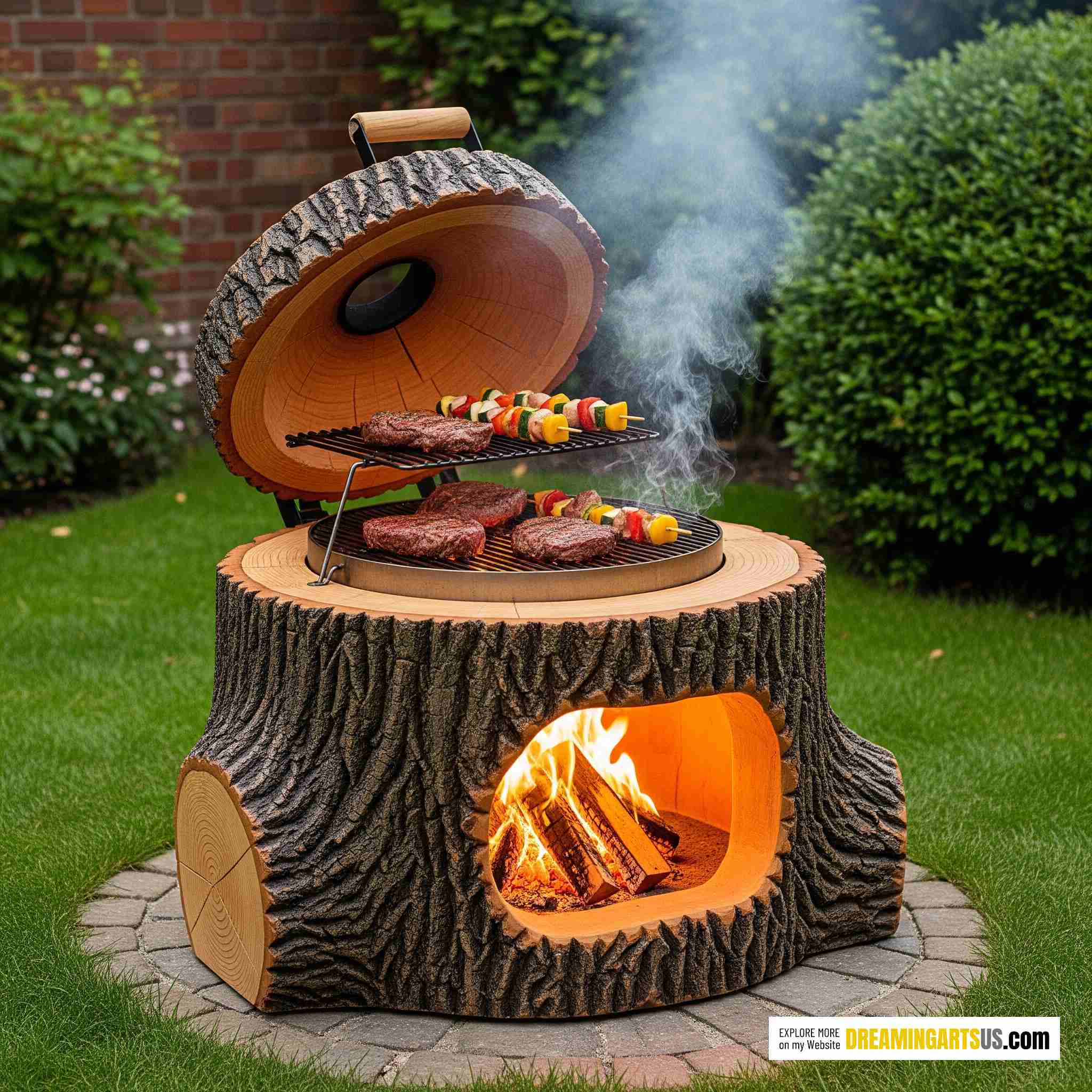 Tree Stump Barbecue