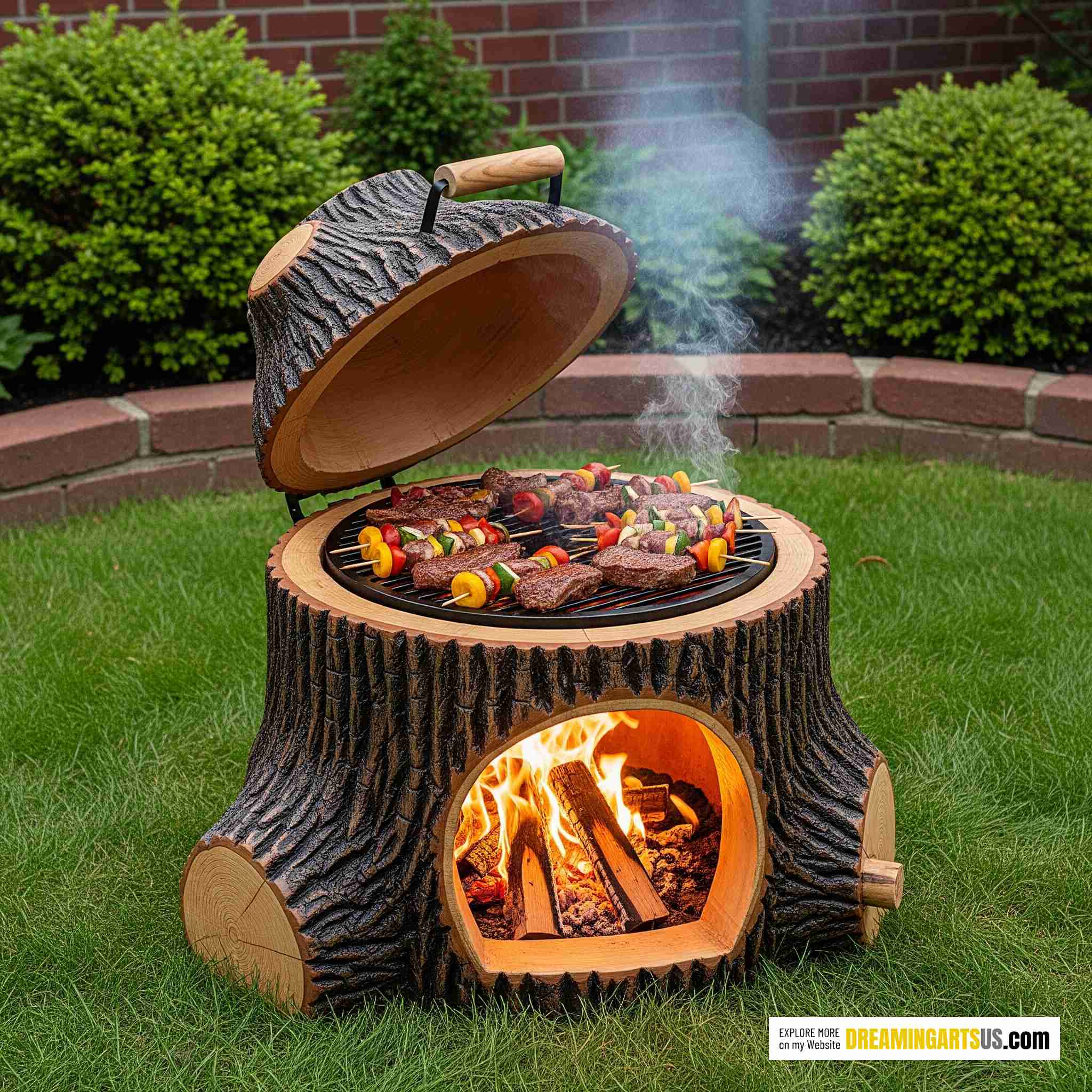 Tree Stump Barbecue