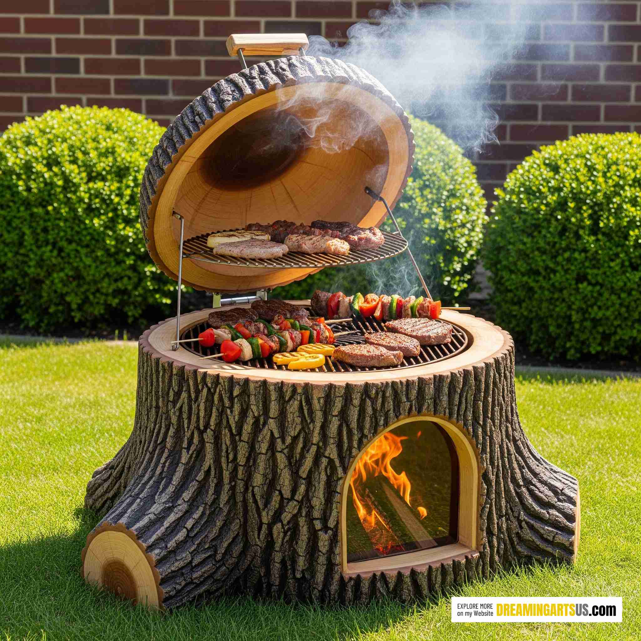 Tree Stump Barbecue