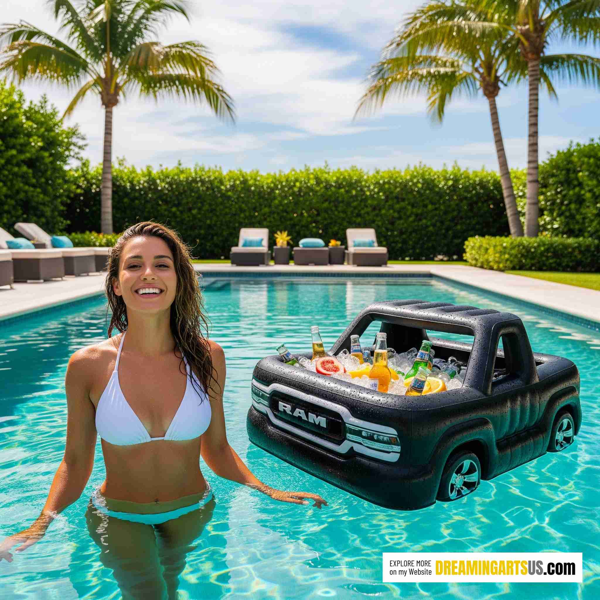Floating Pickup Truck Cooler