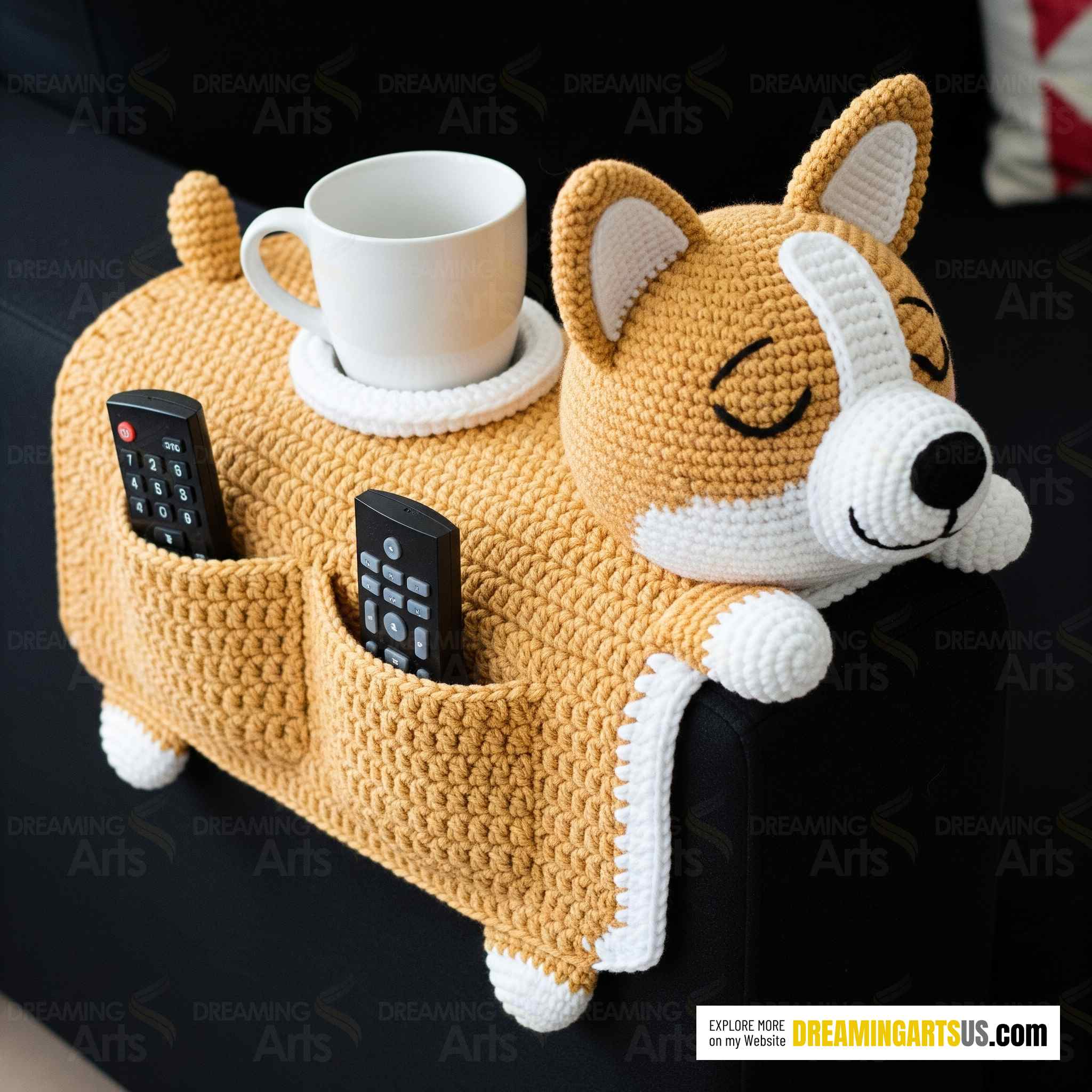 Dog Shaped Sofa Organizer