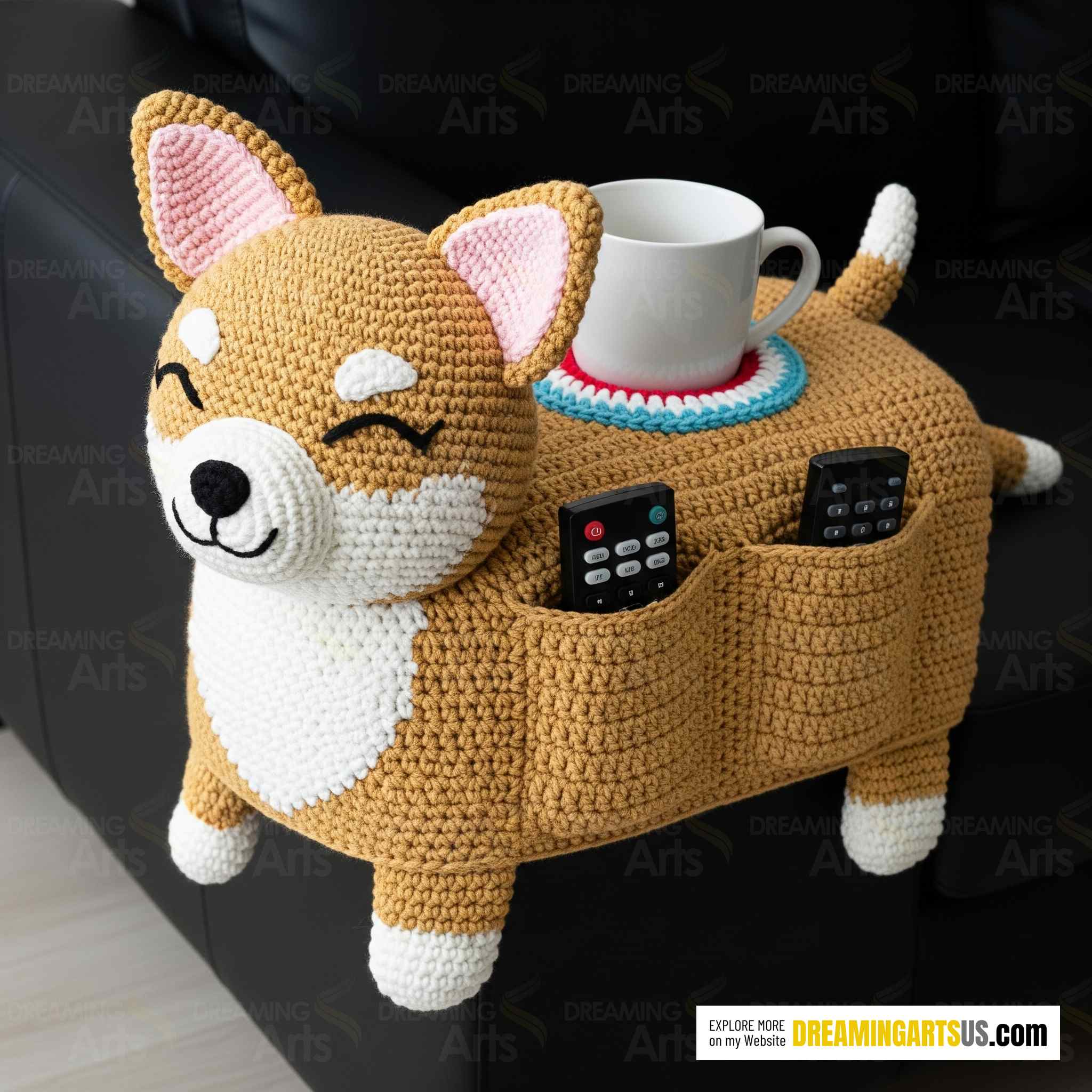 Dog Shaped Sofa Organizer