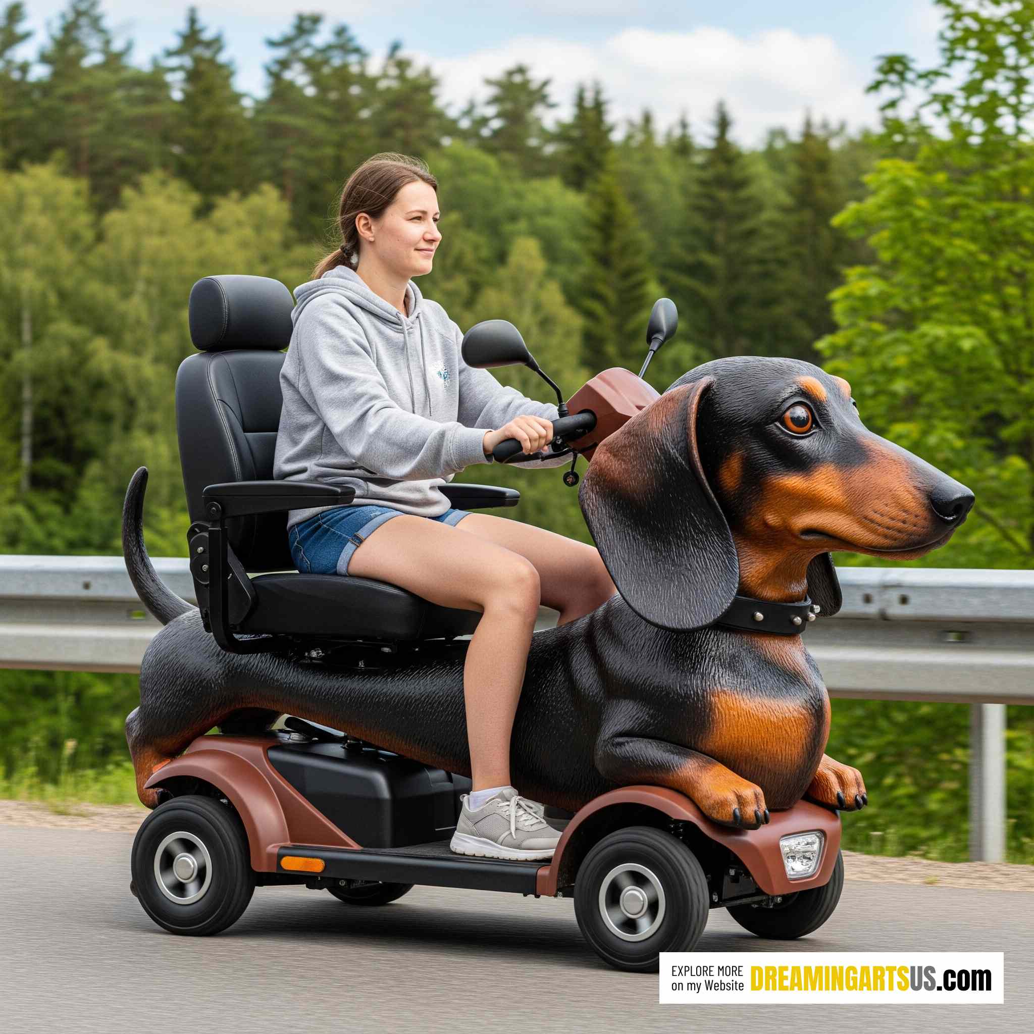 Dog mobility scooter