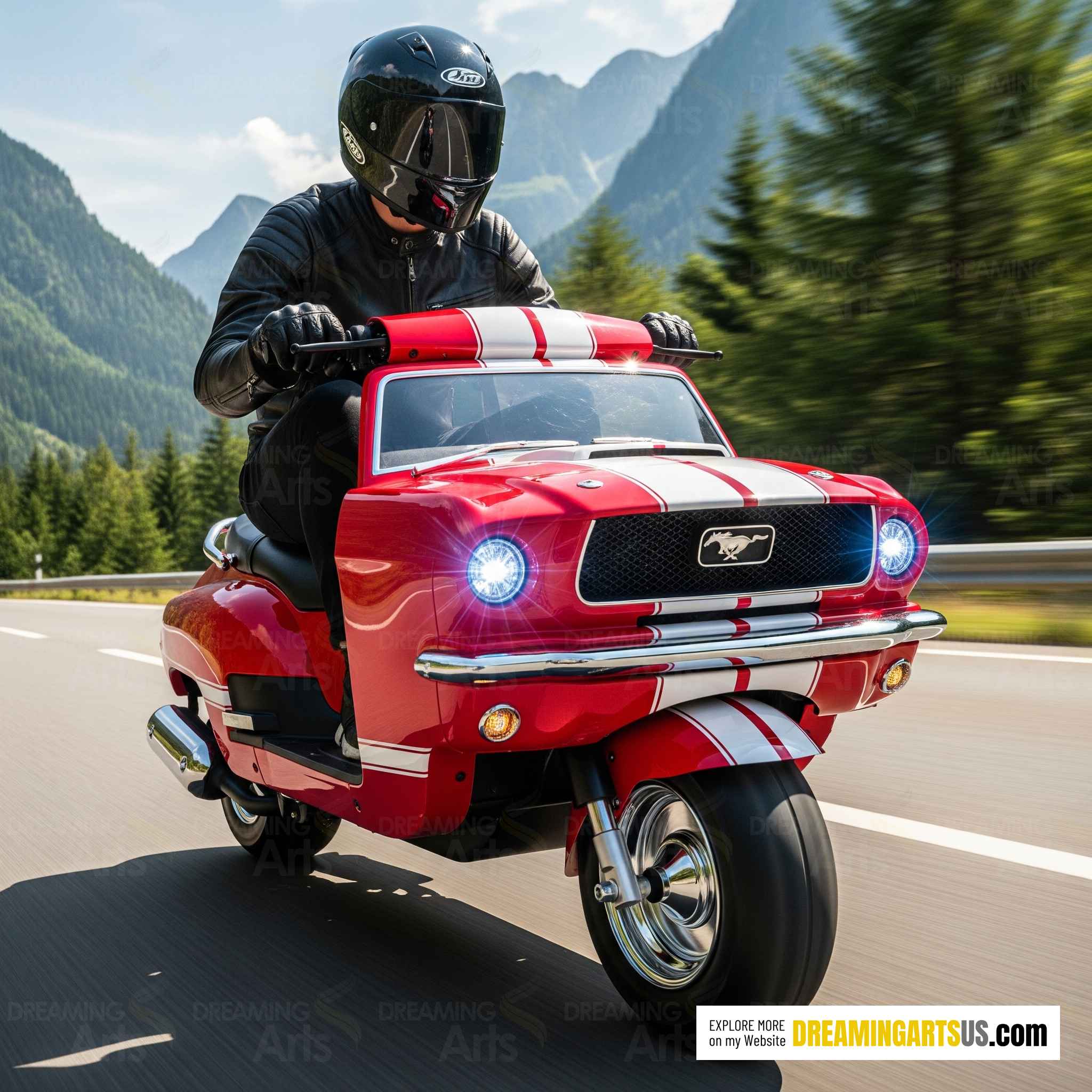 Ford Mustang scooter