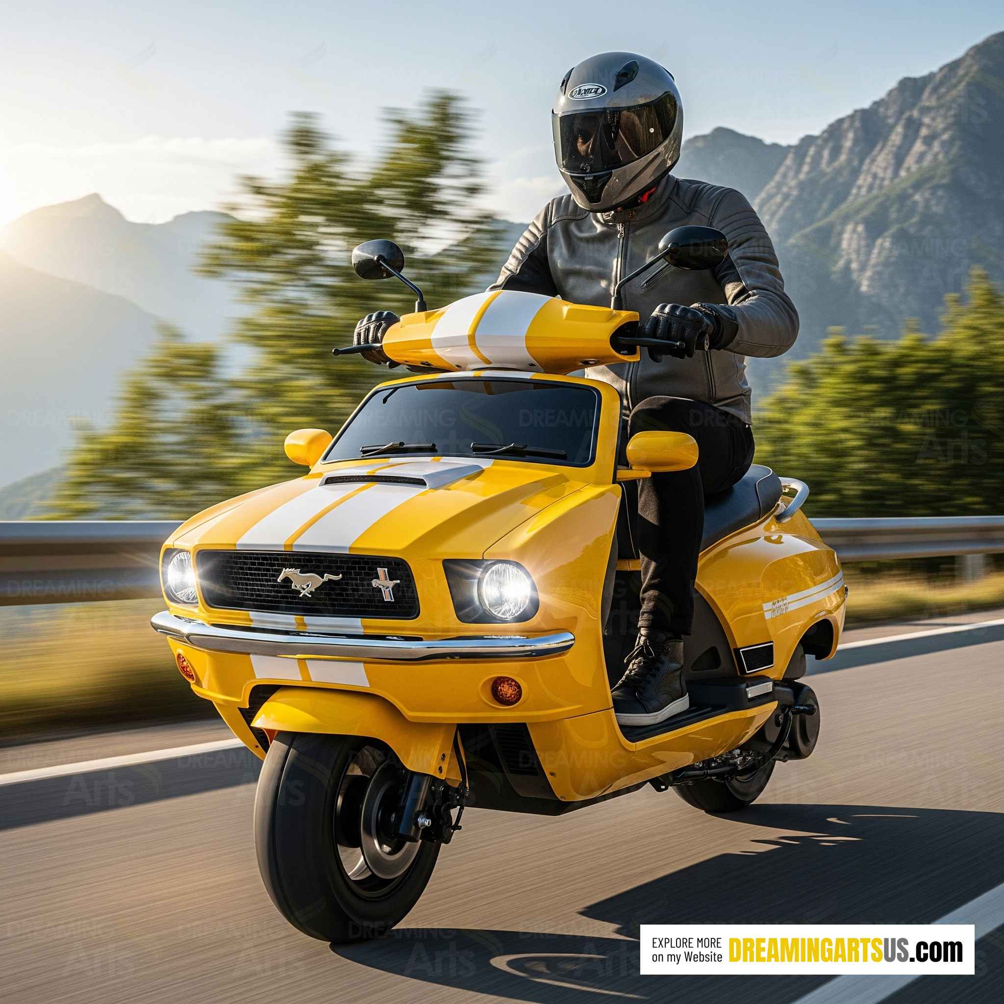 Ford Mustang scooter