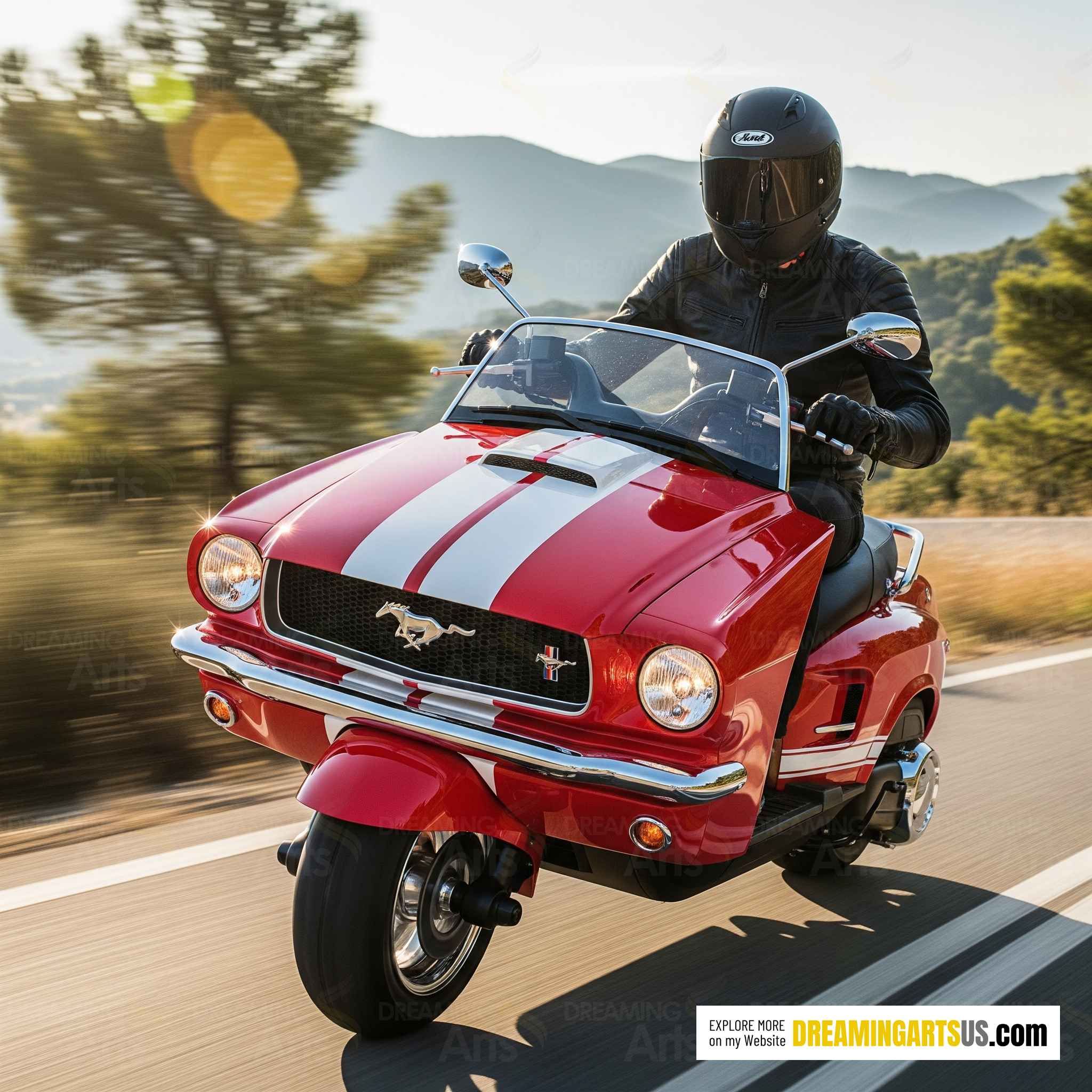 Ford Mustang scooter