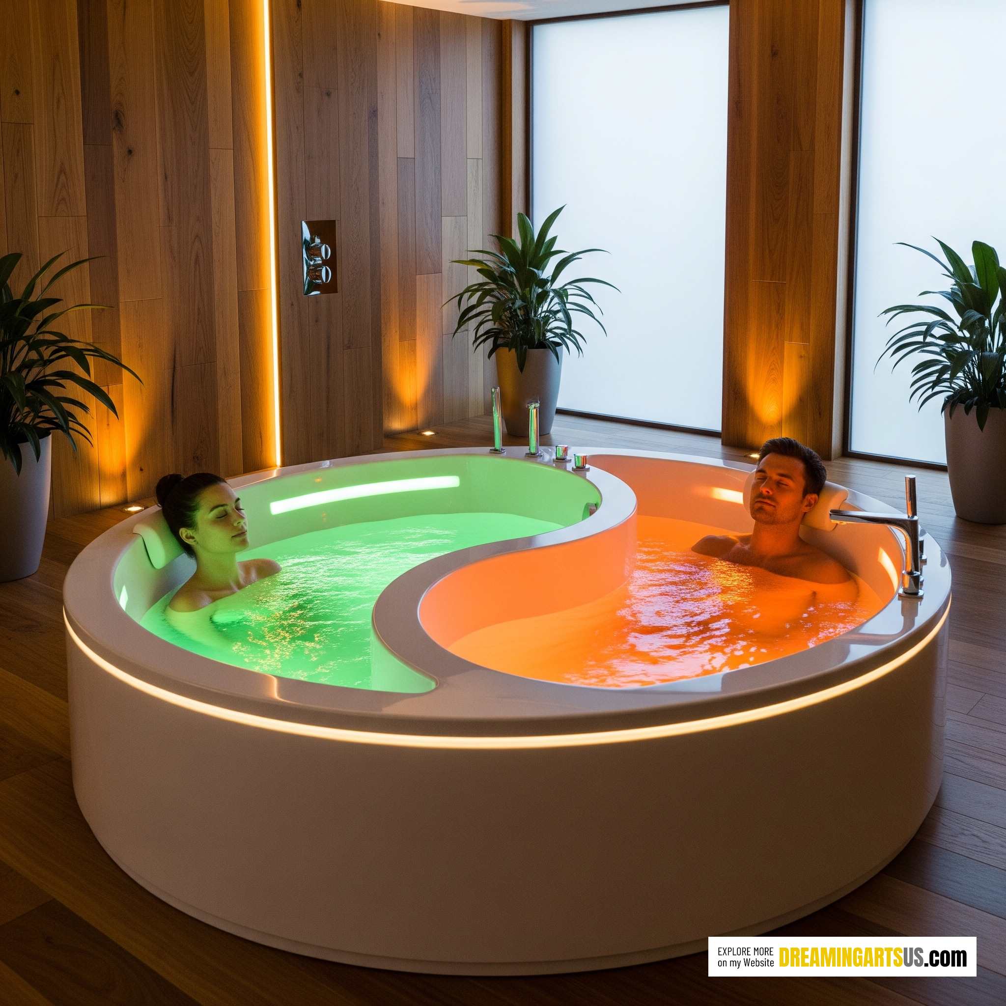 Yin-Yang Hot Tub