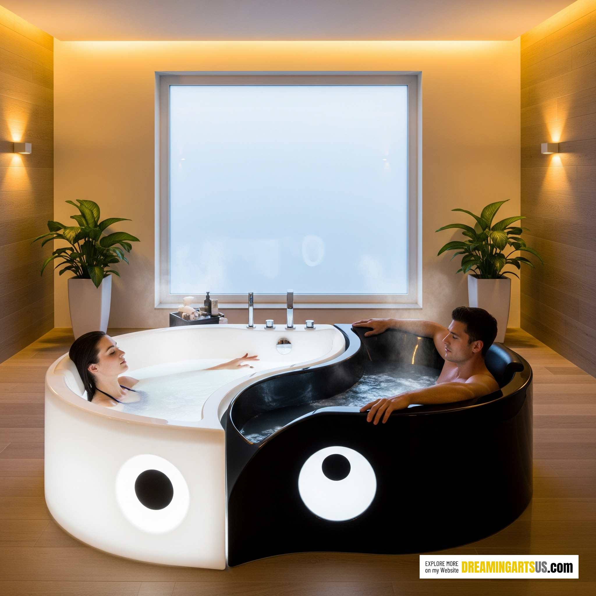Yin-Yang Hot Tub