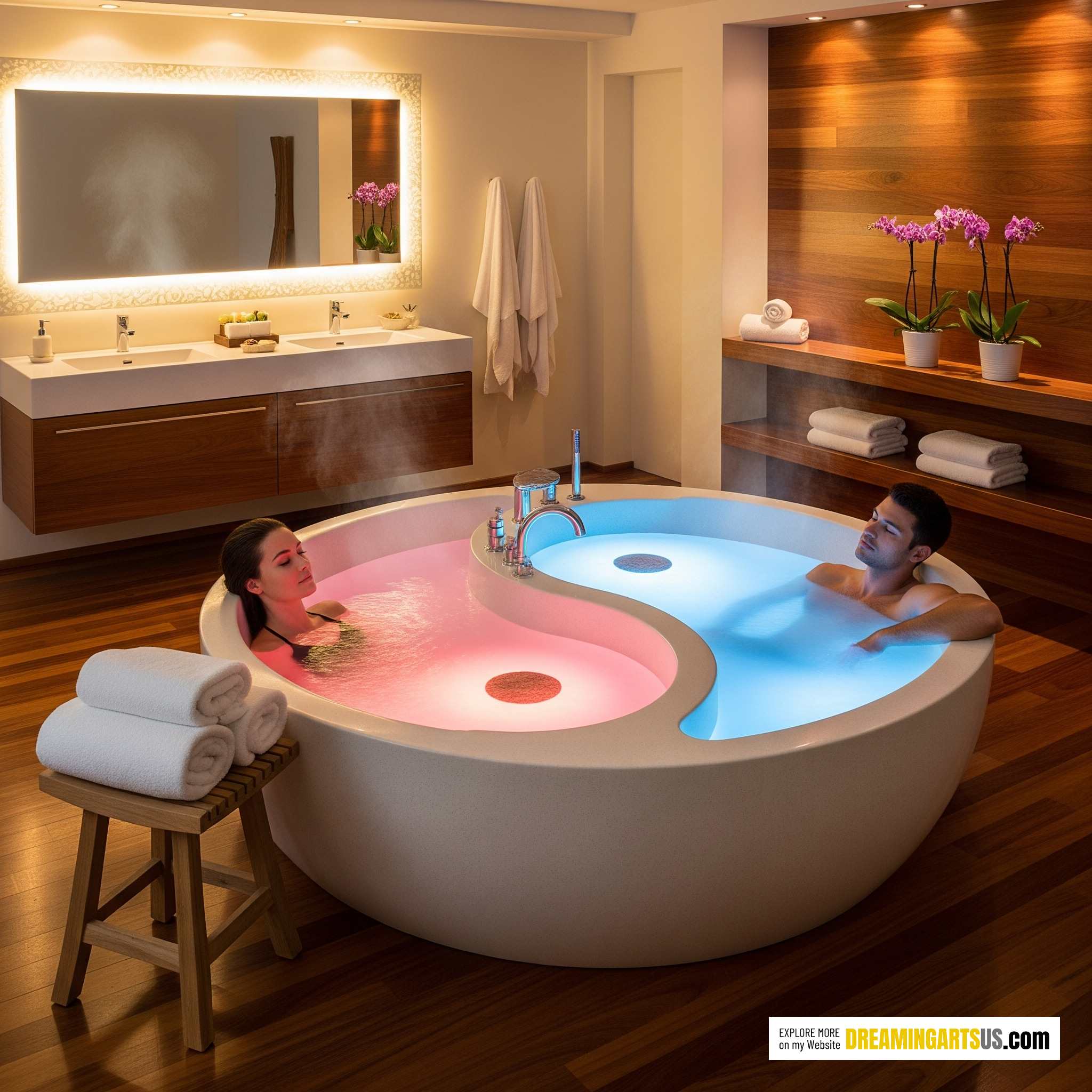 Yin-Yang Hot Tub
