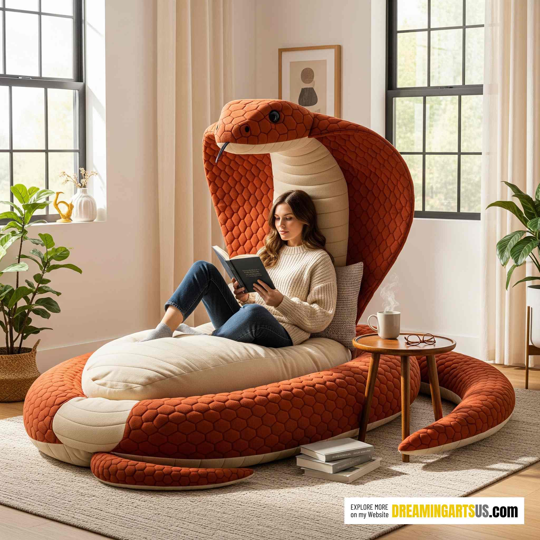 Giant Snake Loungers