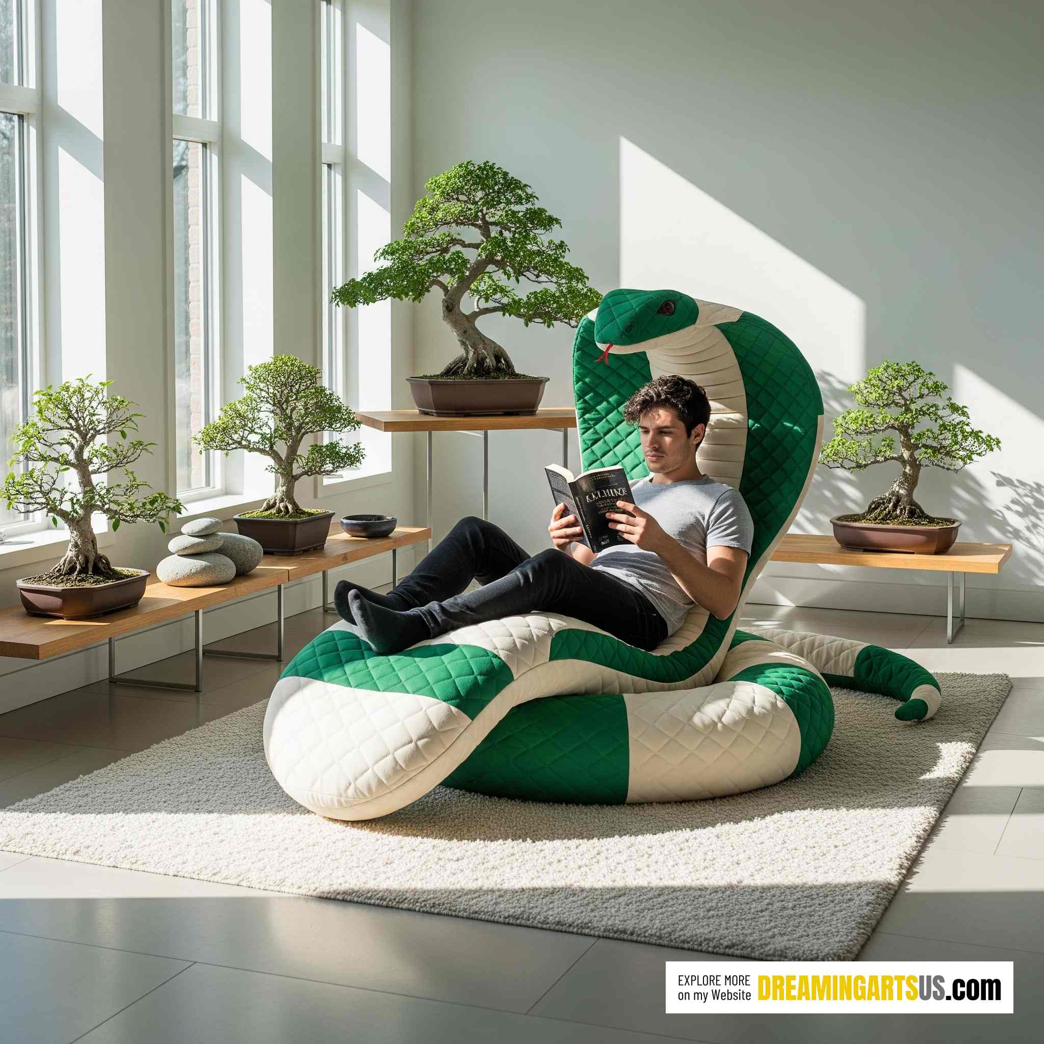 Giant Snake Lounger