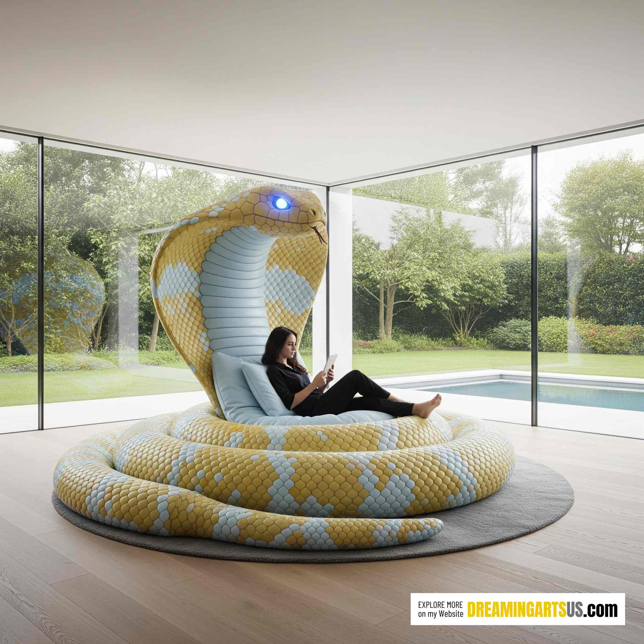 Giant Snake Lounger