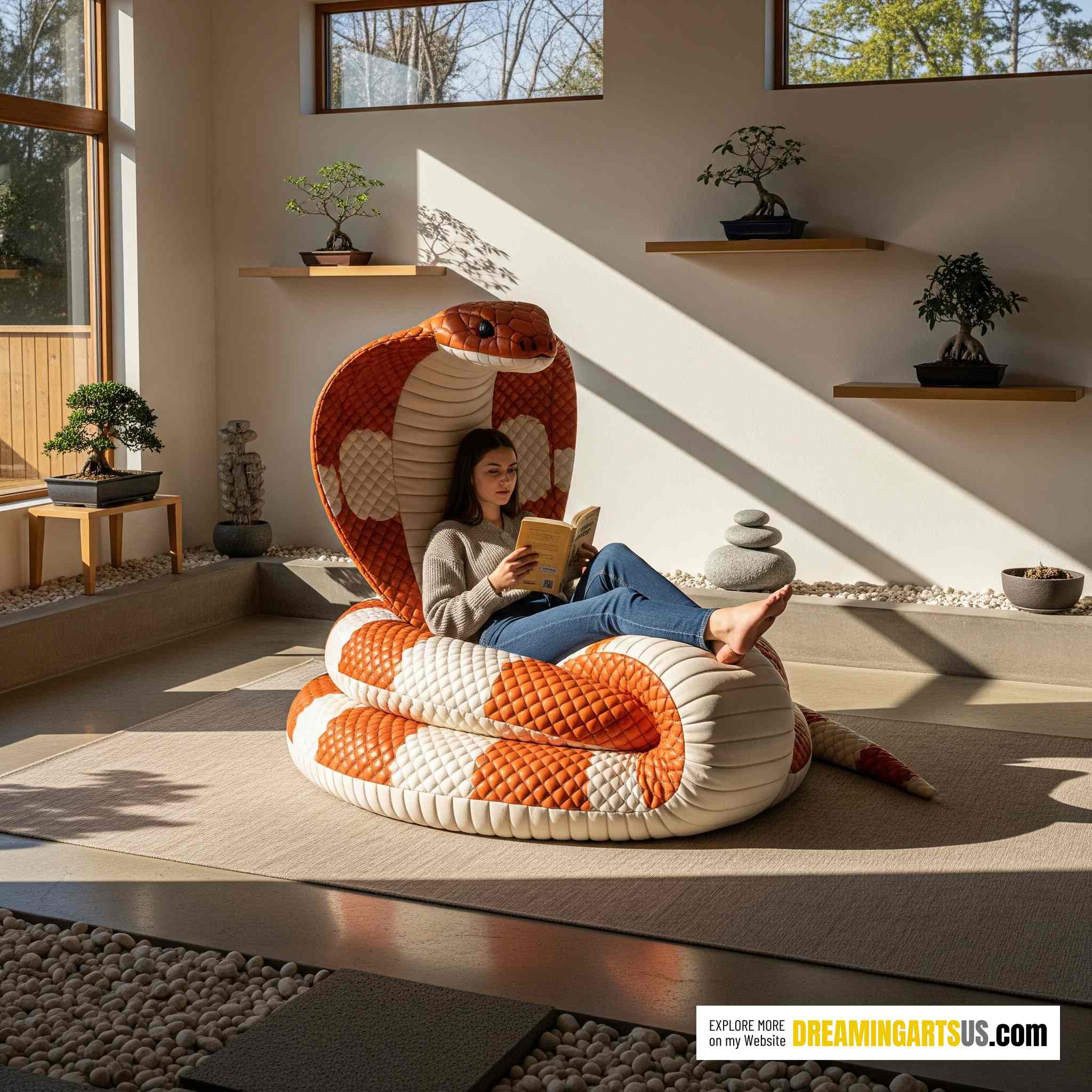 Giant Snake Loungers