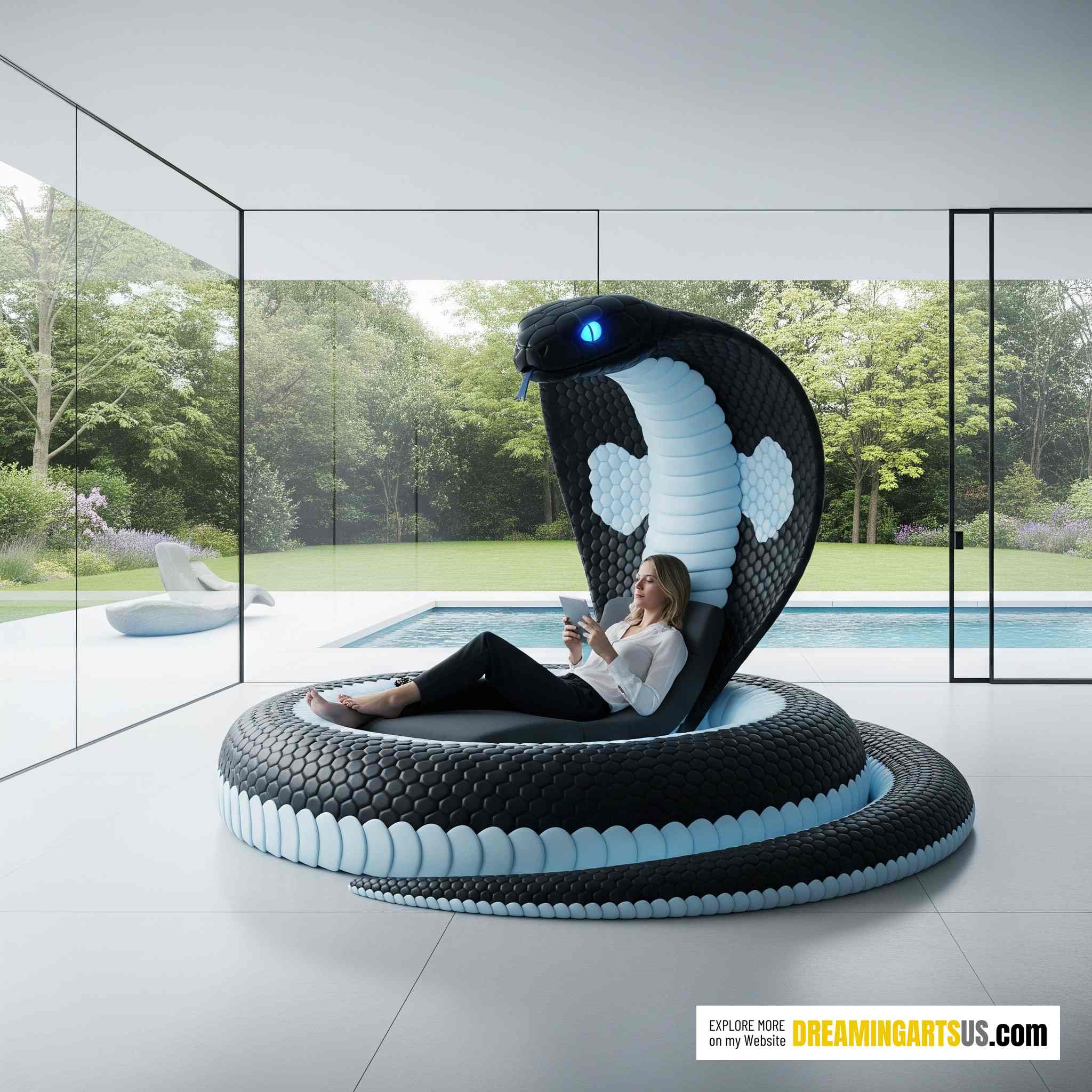 Giant Snake Lounger