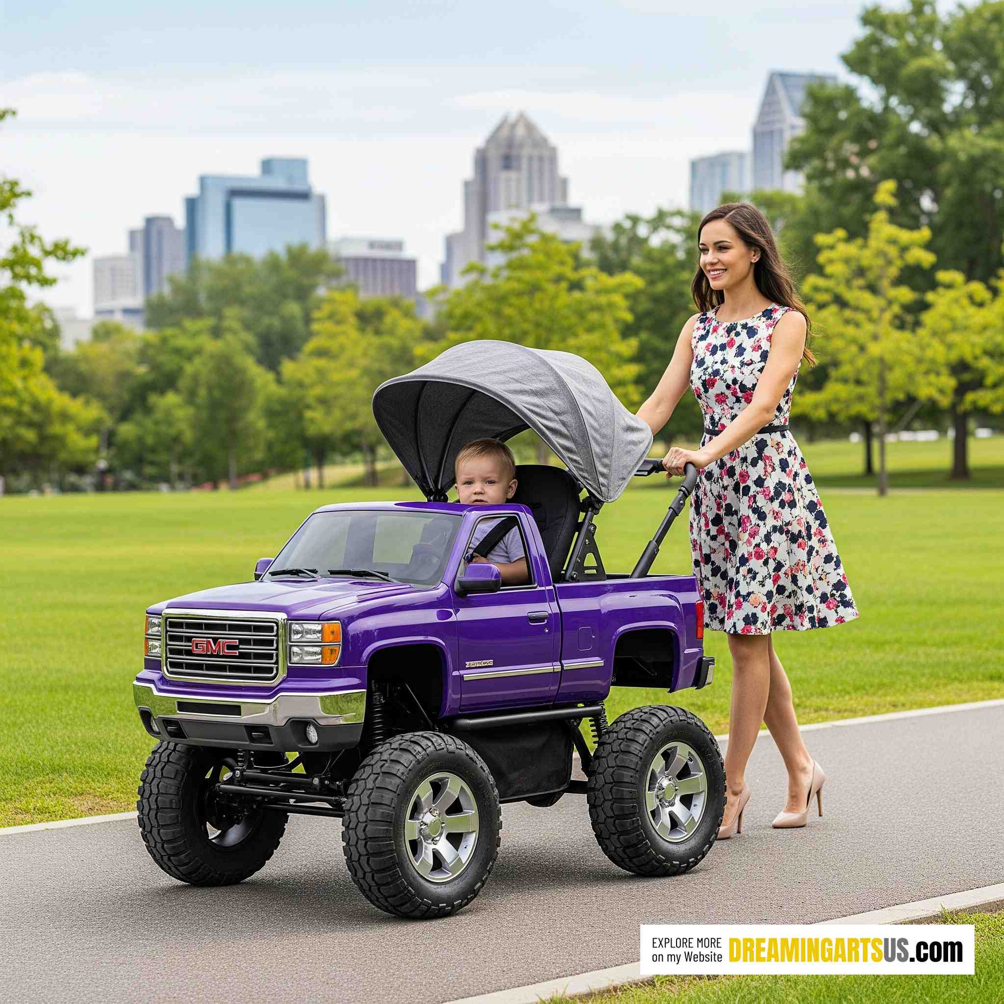 GMC Pickup Truck Baby Stroller