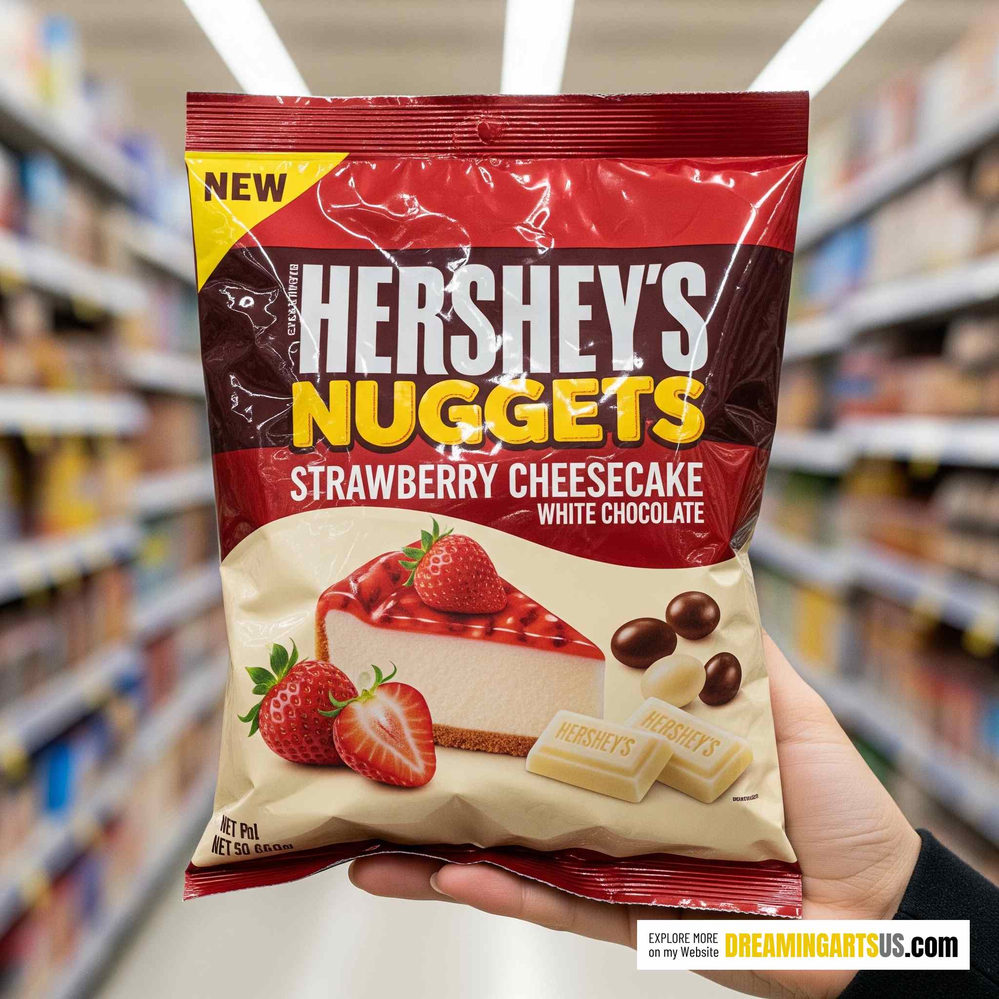 Hershey’s Nuggets Strawberry Cheesecake