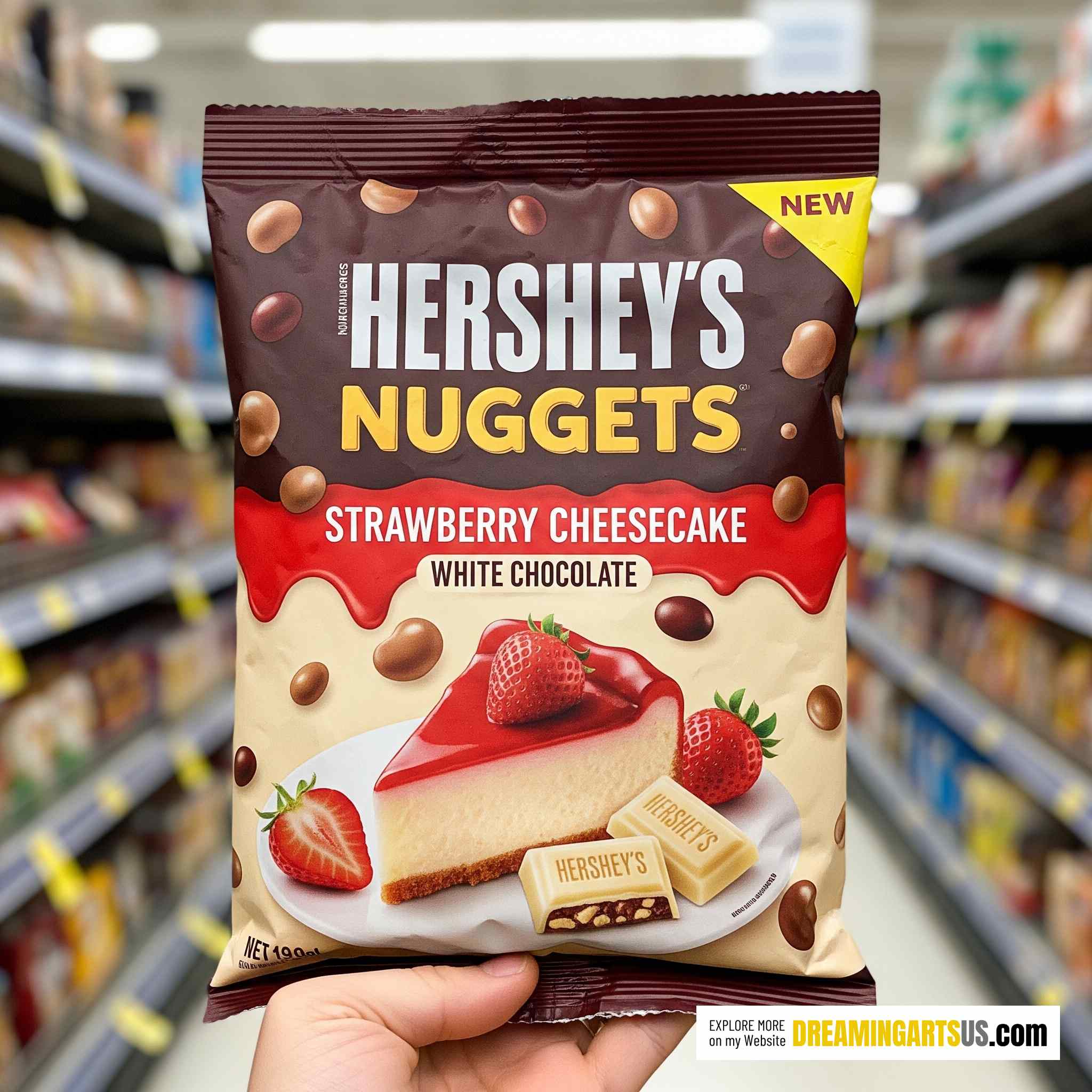 Hershey’s Nuggets Strawberry Cheesecake