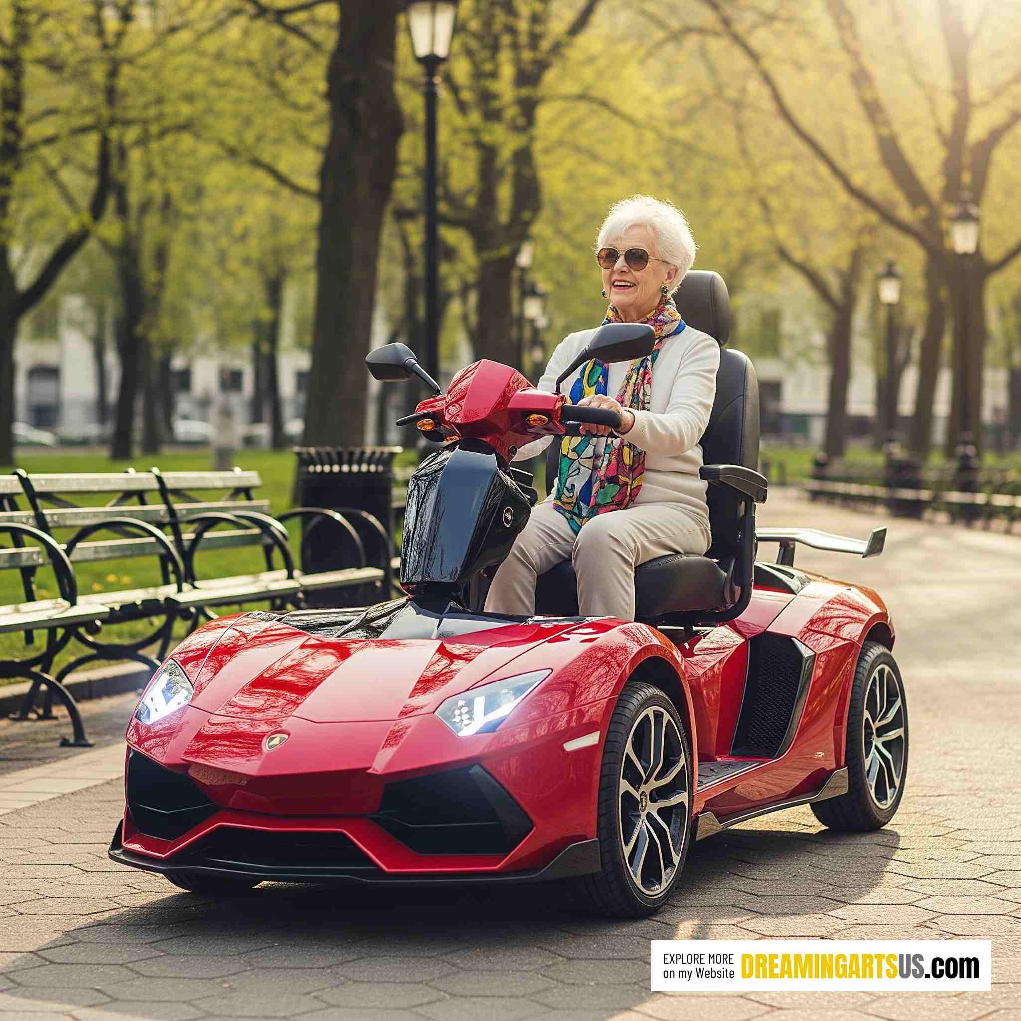 Lamborghini-Shaped Mobility Scooter