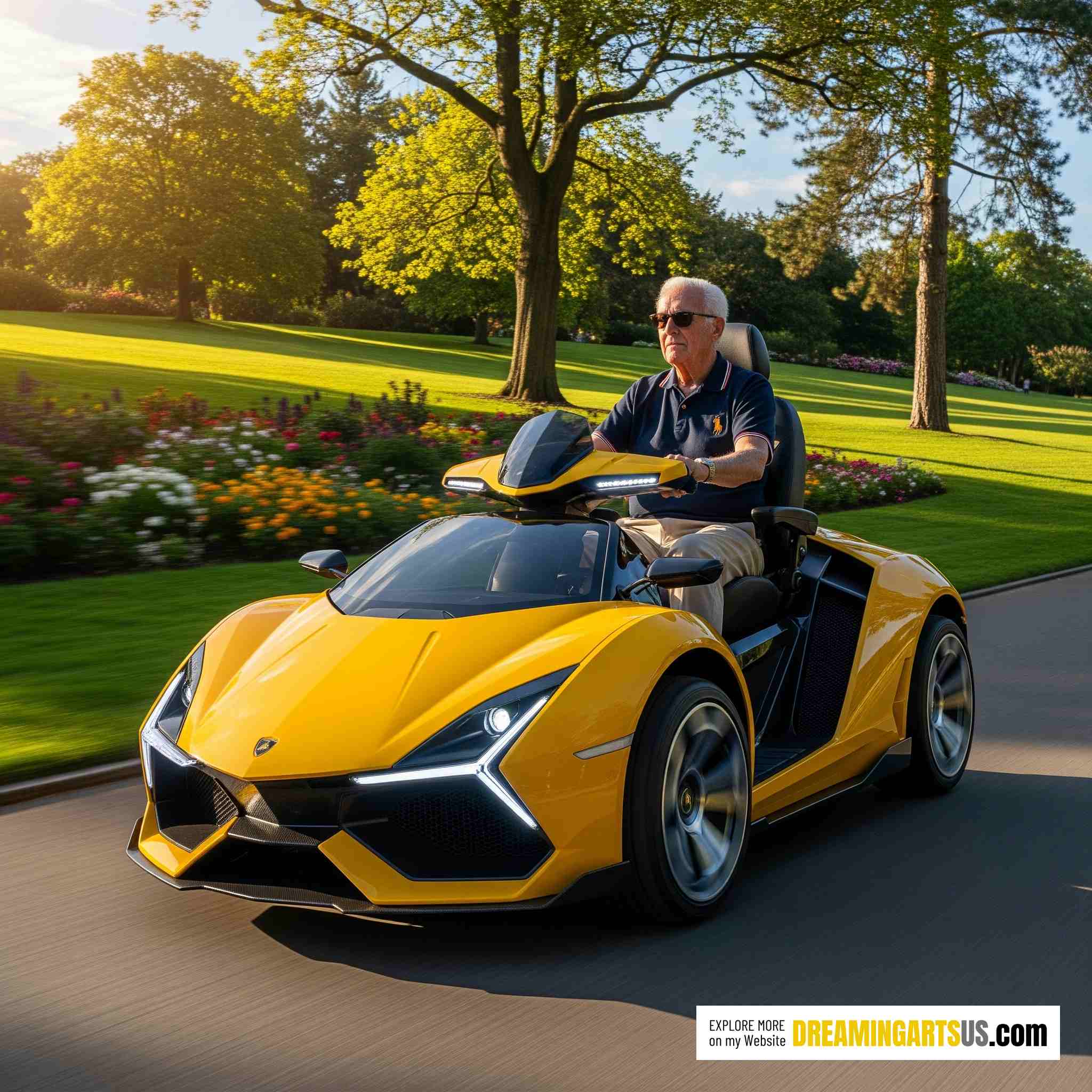 Lamborghini-Shaped Mobility Scooter