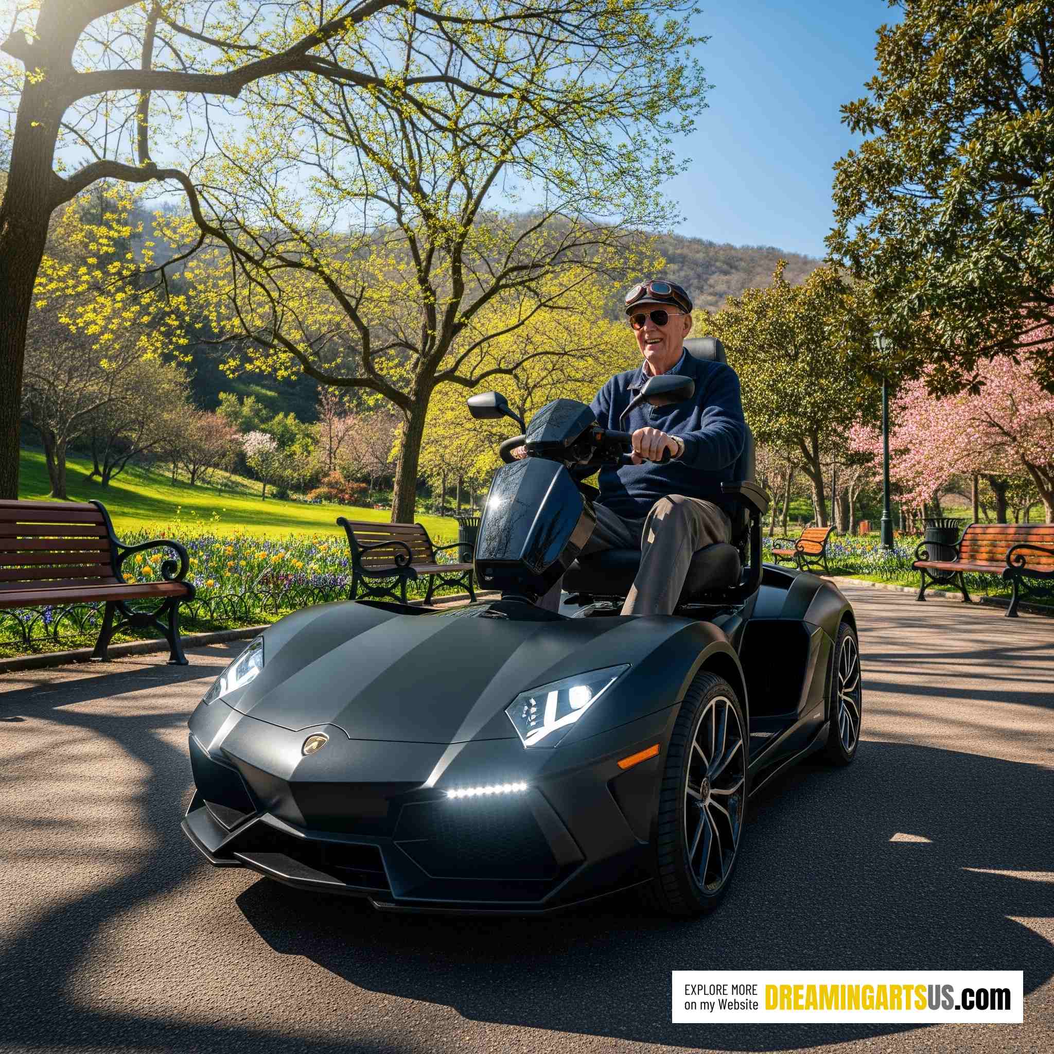 Lamborghini-Shaped Mobility Scooter