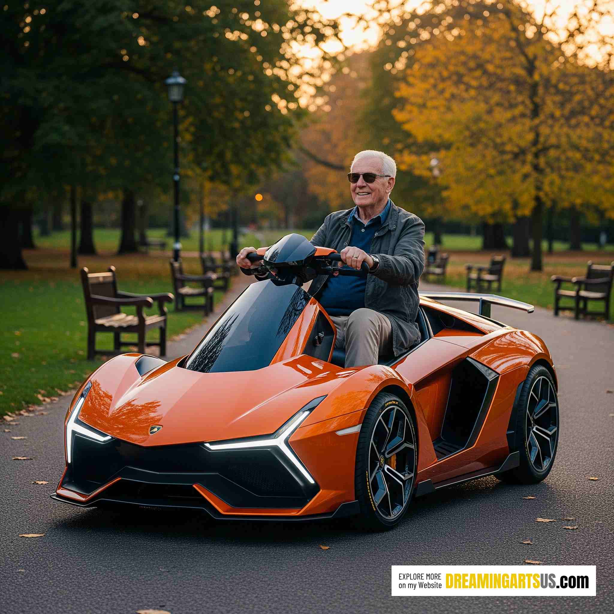 Lamborghini-Shaped Mobility Scooter
