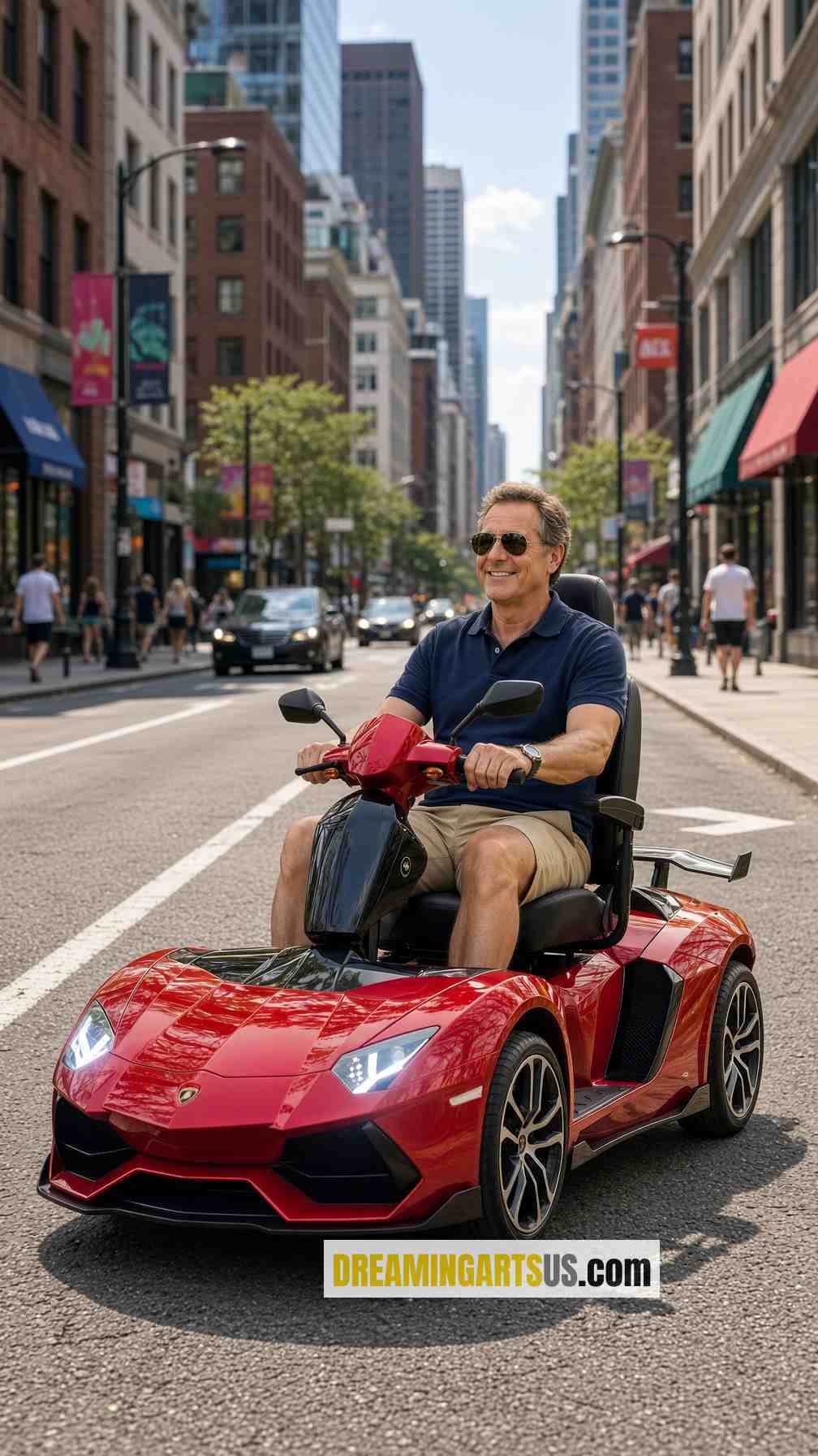 Lamborghini-inspired mobility scooters