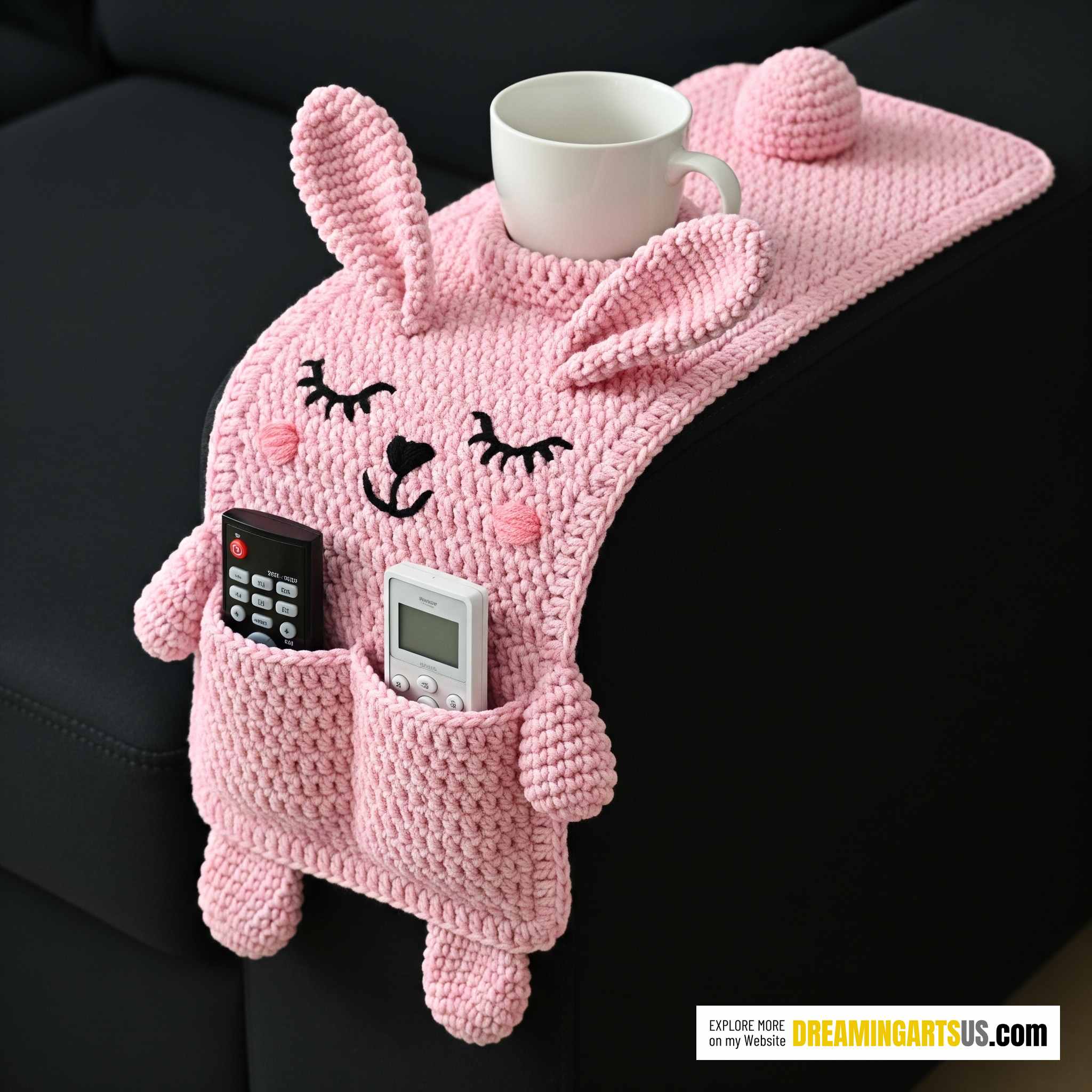 Handmade Rabbit Sofa Organizer