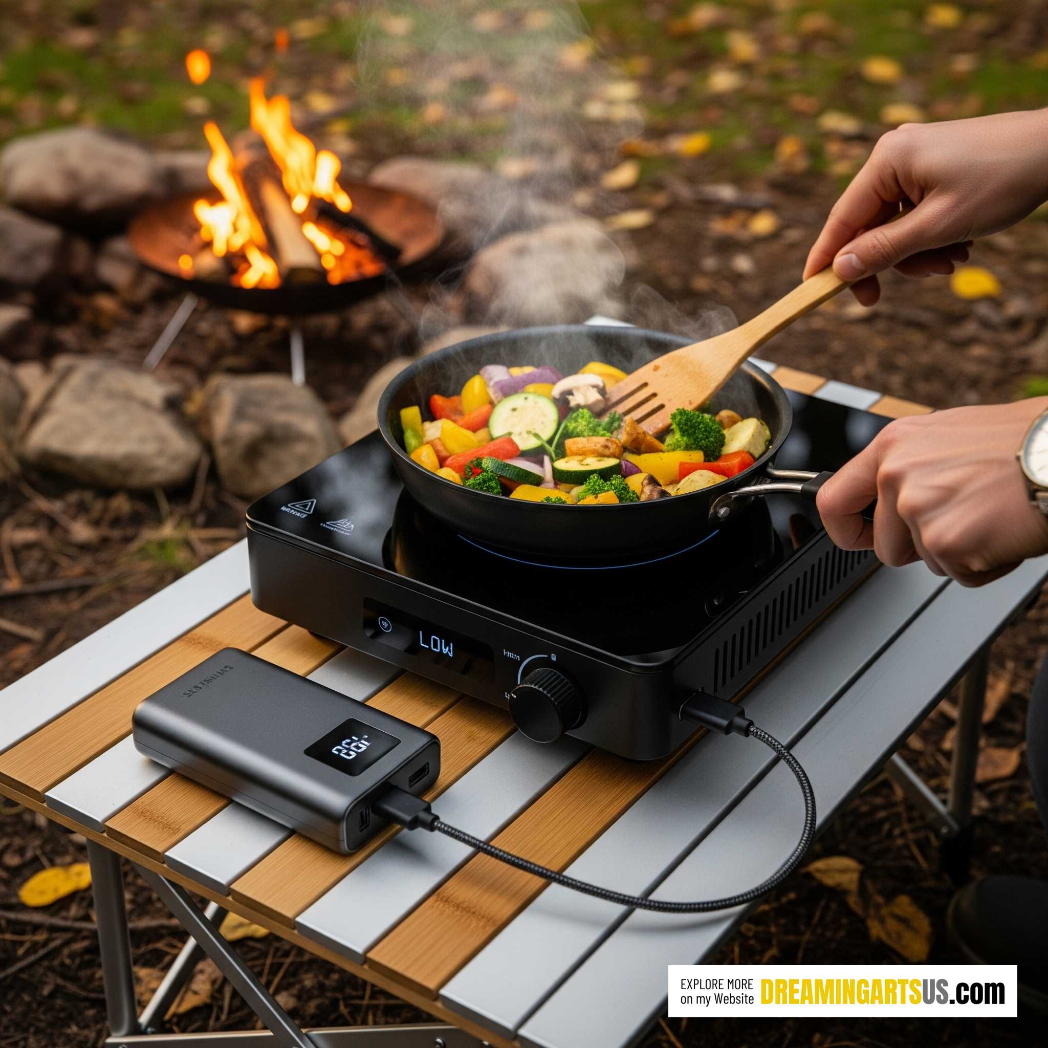 Battery Powered Camping Stove