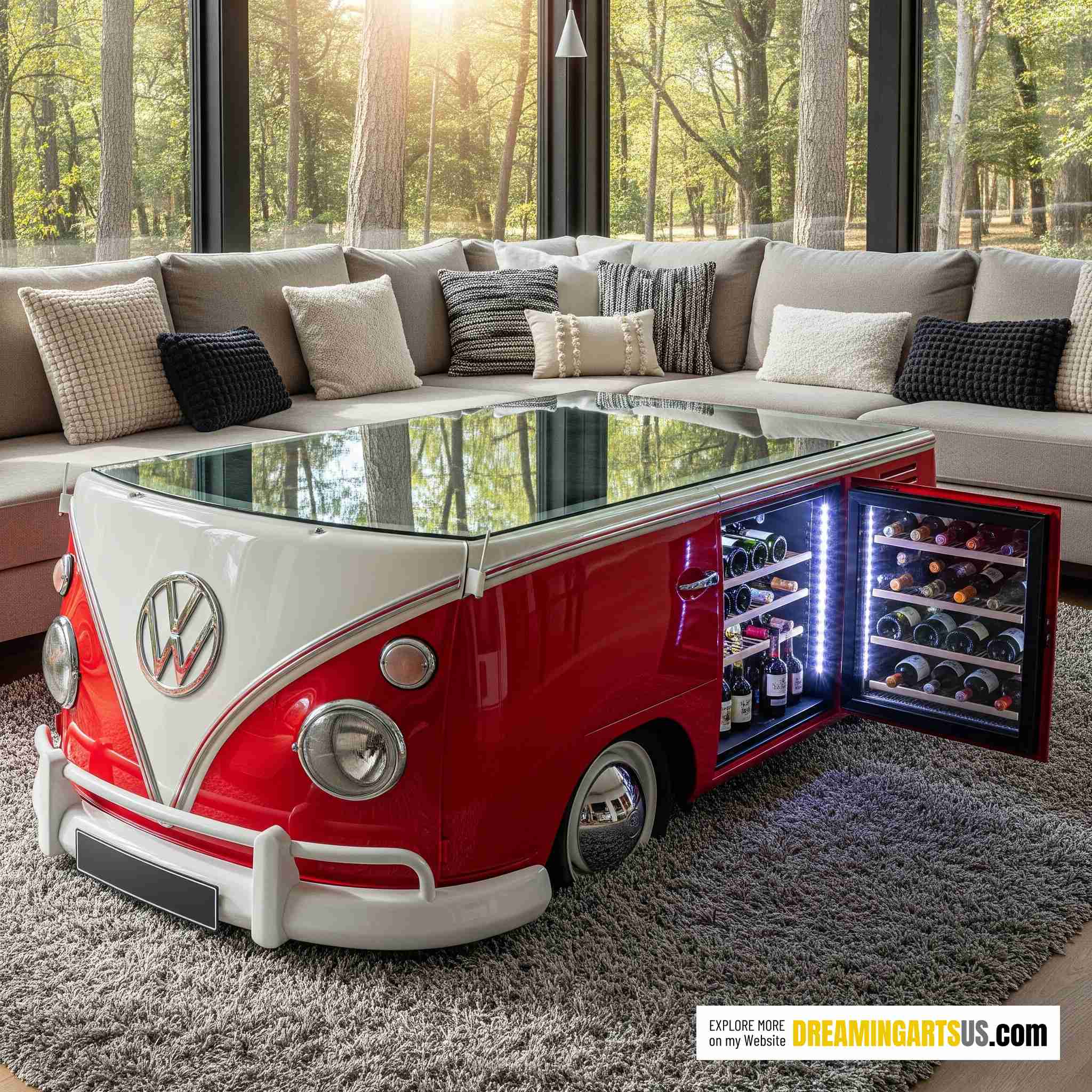 Volkswagen Bus Coffee Table