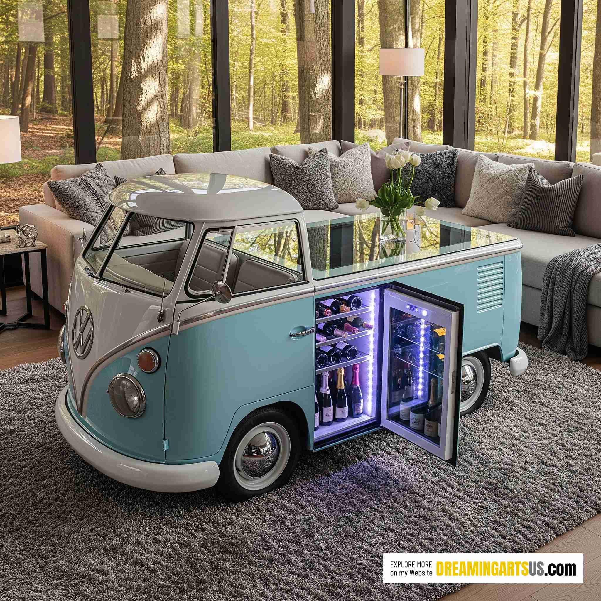 VW Bus Coffee Table