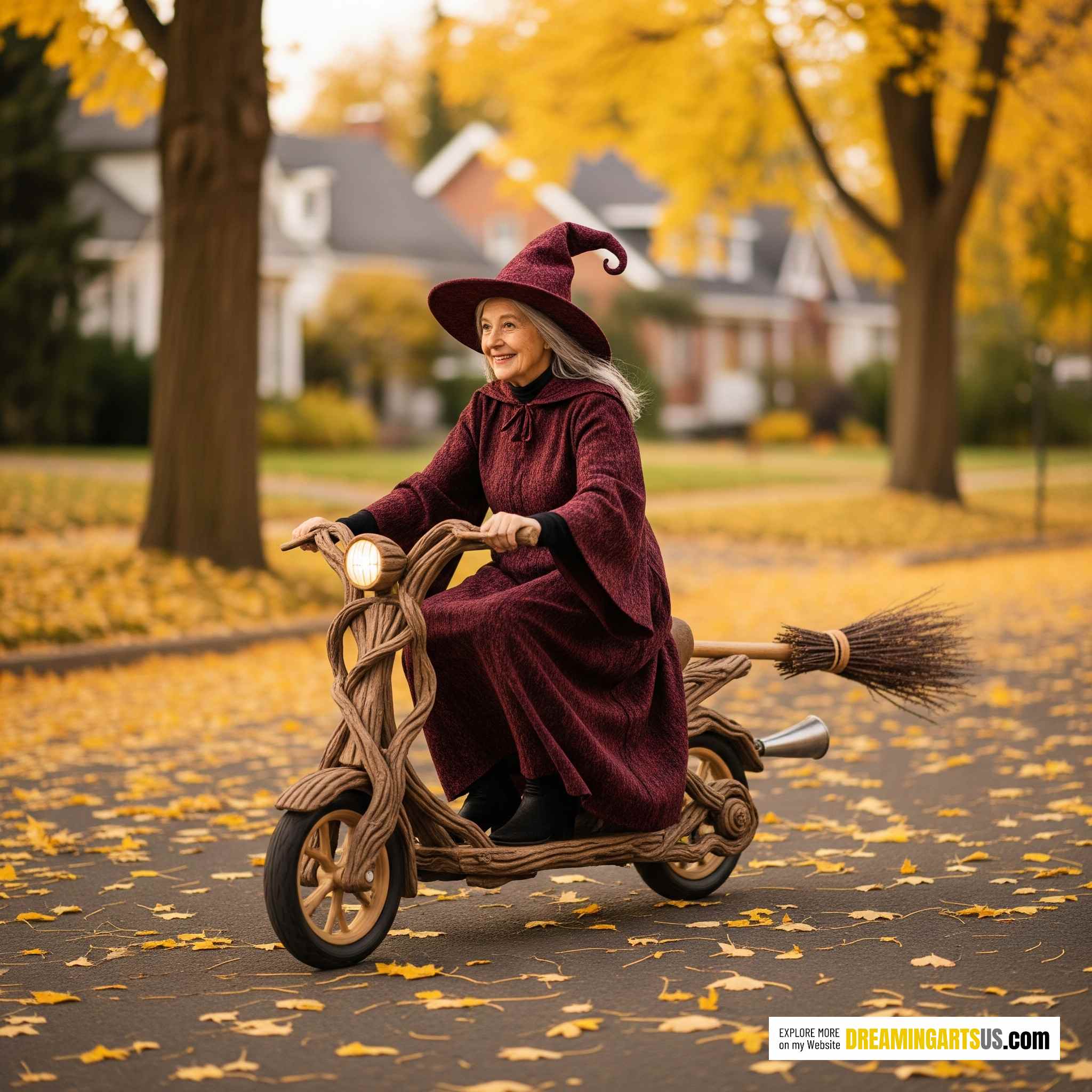 Witch Broom Scooter