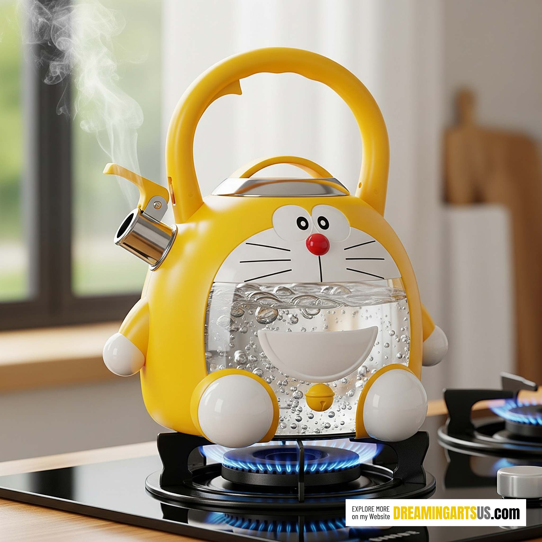 Doraemon Shaped Kettle