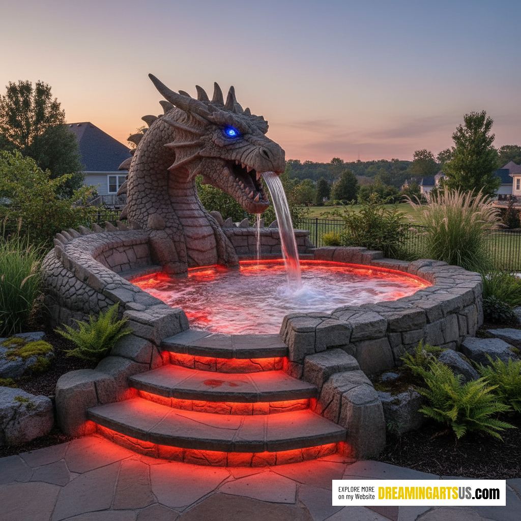 Dragon Shaped Hot Tub