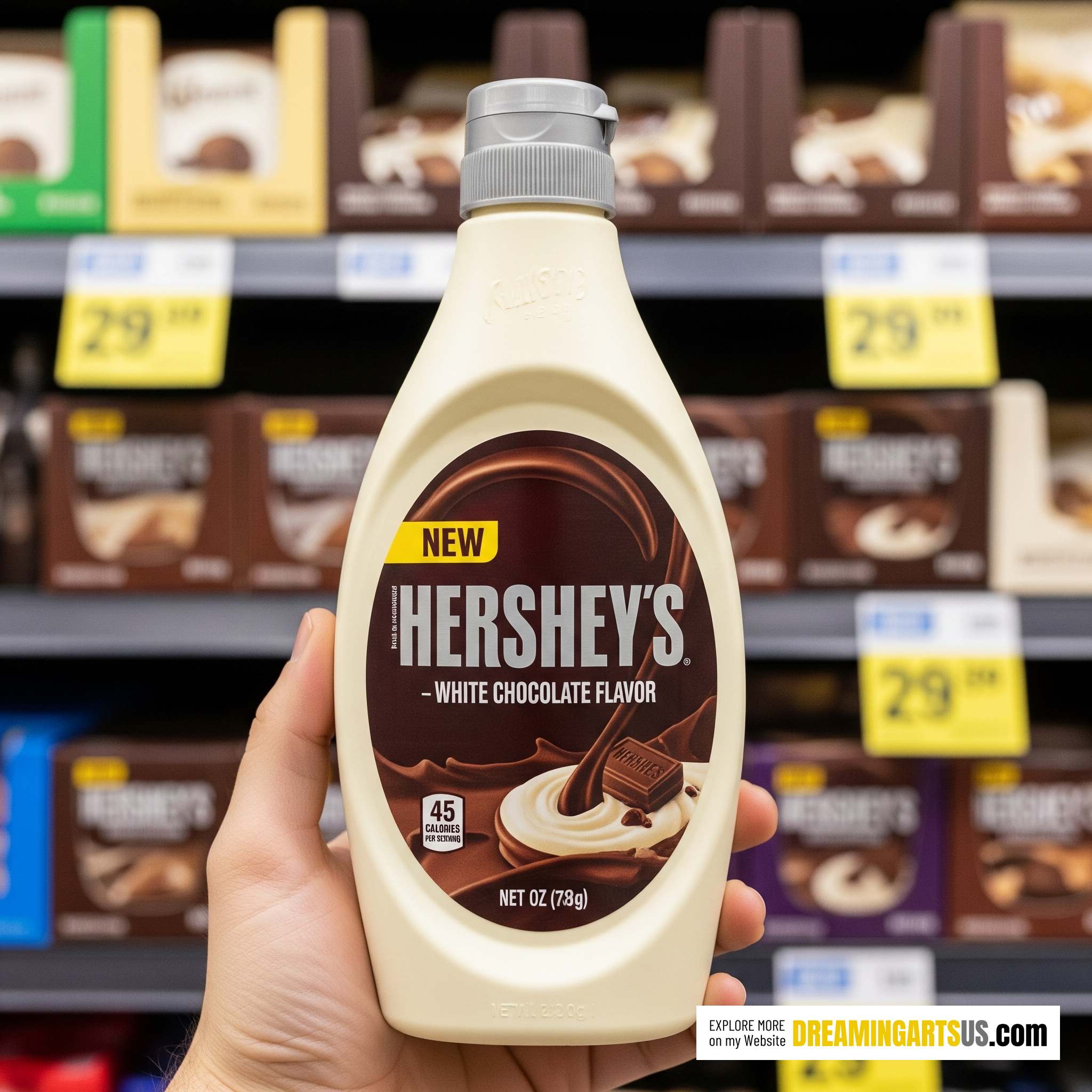 Hersheys White Chocolate Syrup