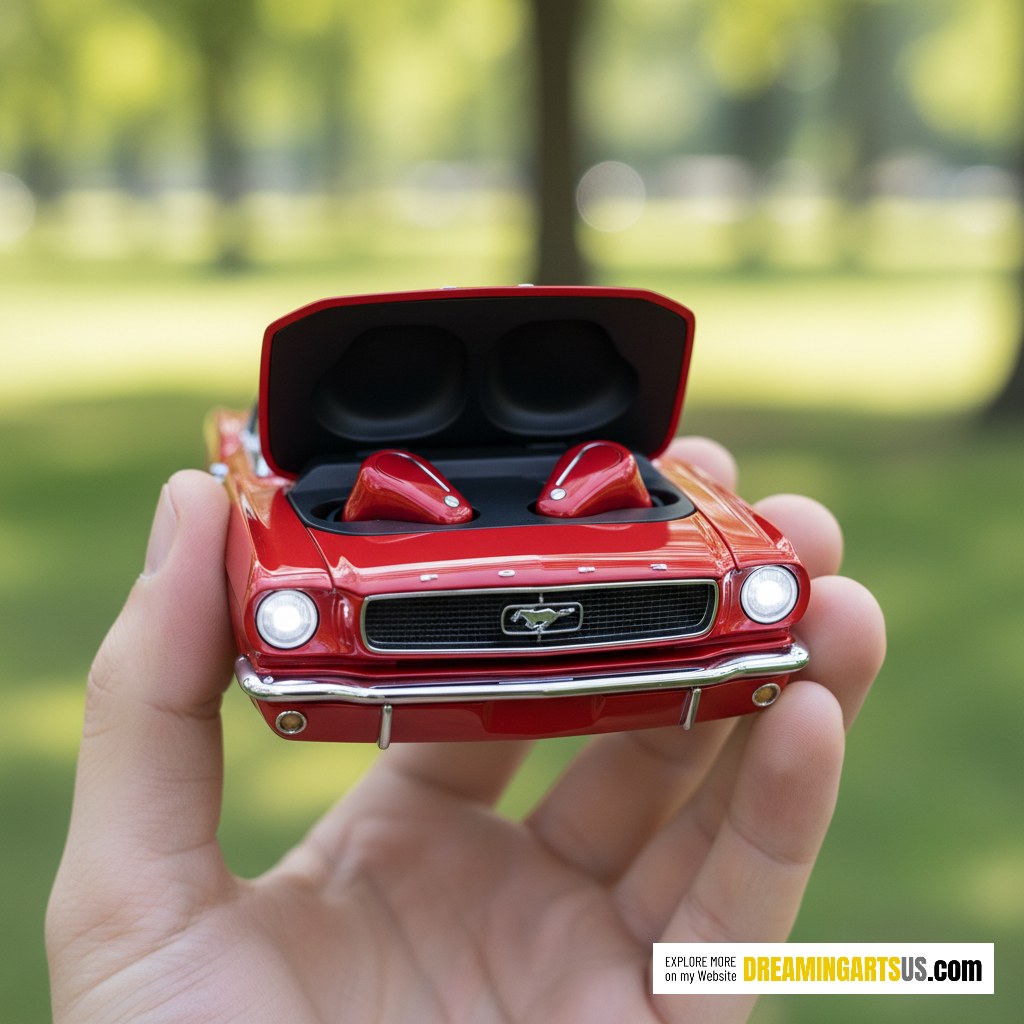Ford Mustang-shaped earbuds