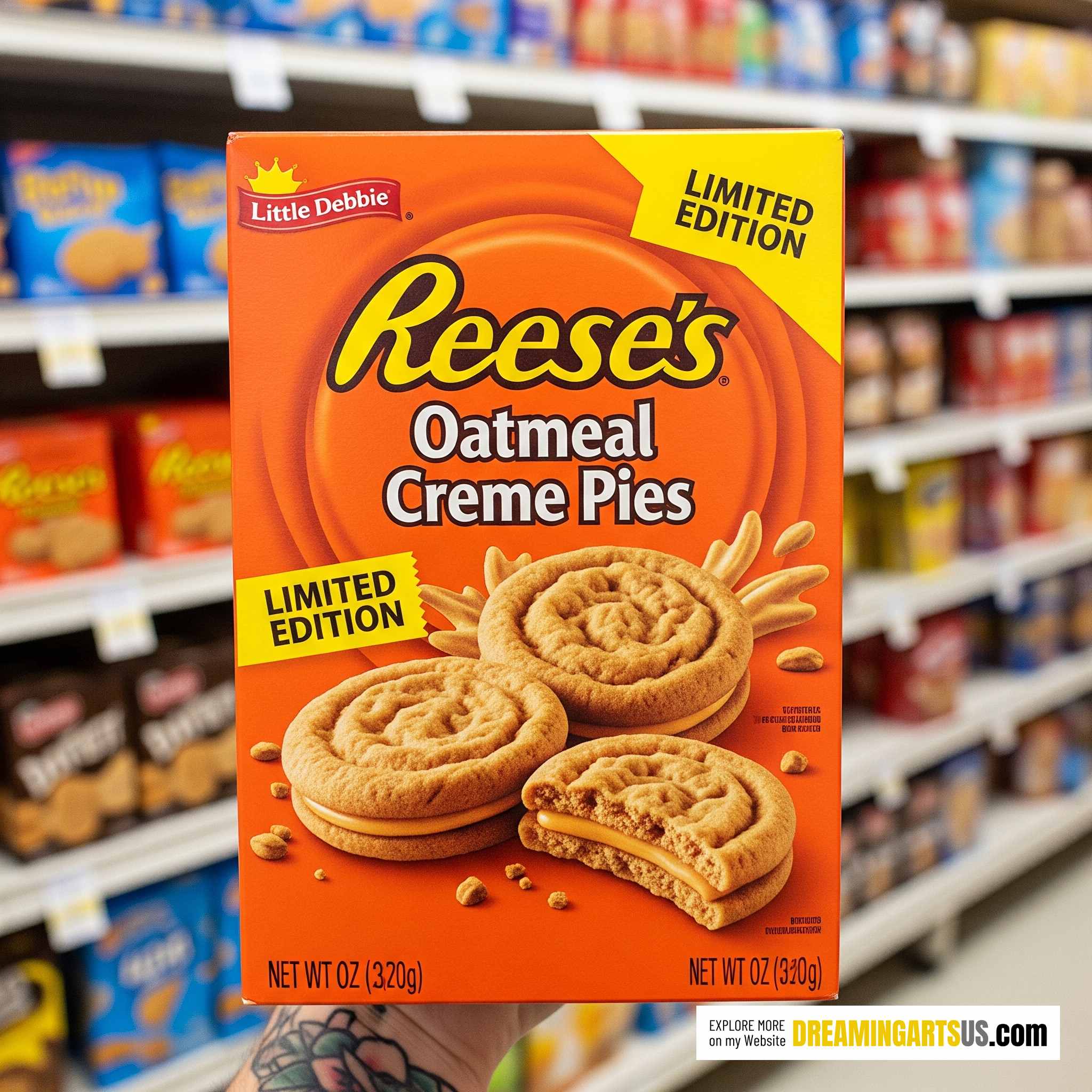 Reeses Oatmeal Cream Pie